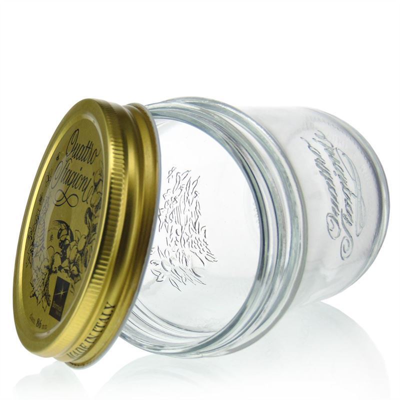 Pot à confiture 320 ml 'Quattro Stagioni', ouverture : fermeture à vis Pot à confiture 320 ml 'Quattro Stagioni', ouverture : fermeture à vis