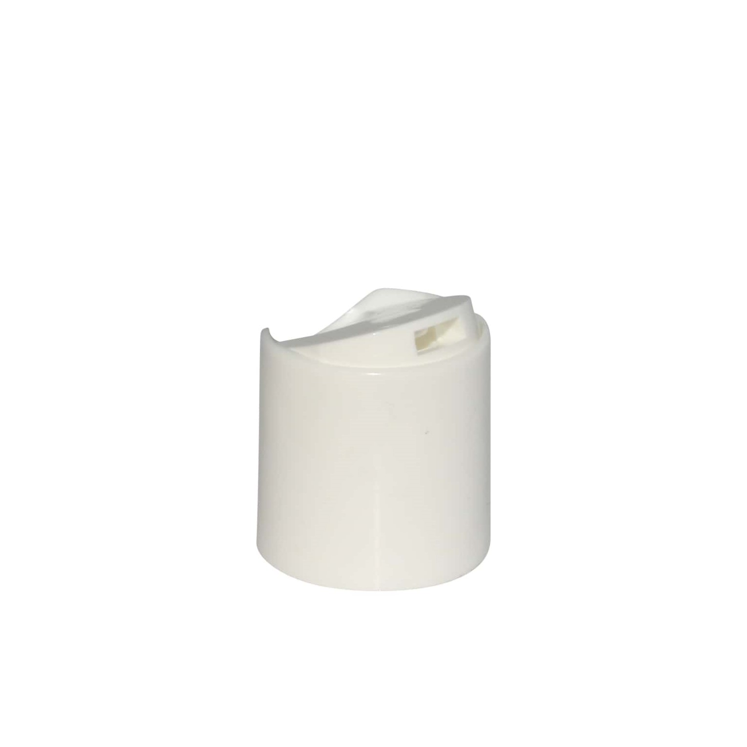Bouchon à vis Disc Top, plastique PP, blanc, pour col : GPI 20/410