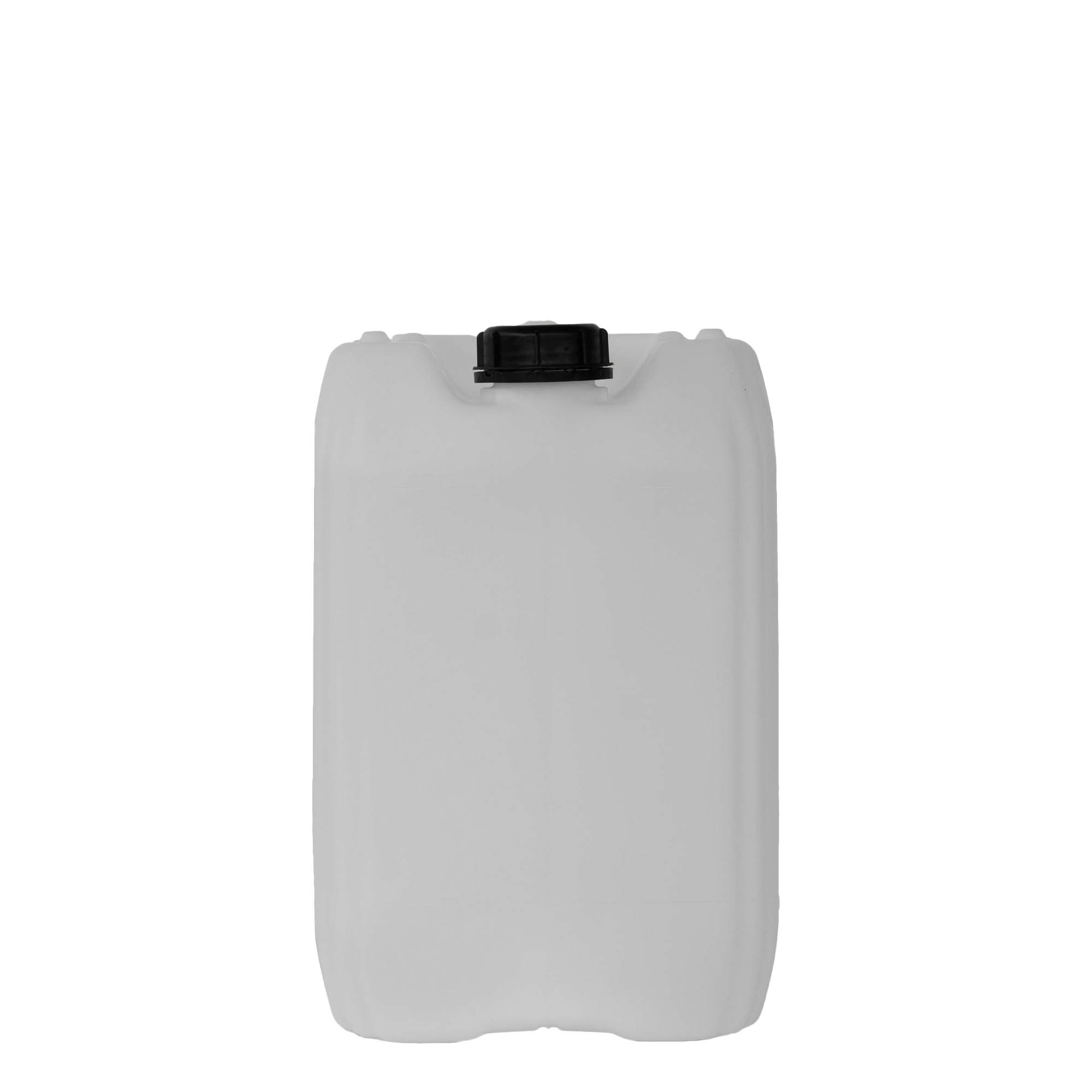 Bidon de 20 l, rectangulaire, plastique HDPE, naturel, ouverture : ND 60