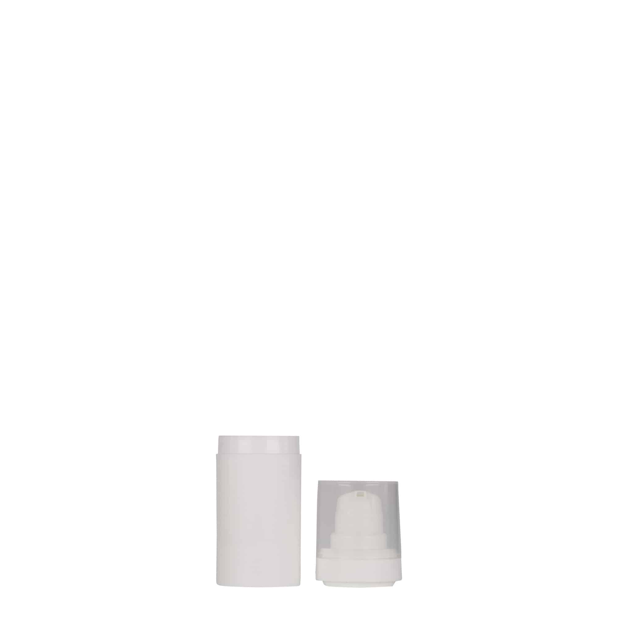 Distributeur airless 15 ml « Micro », plastique PP, blanc