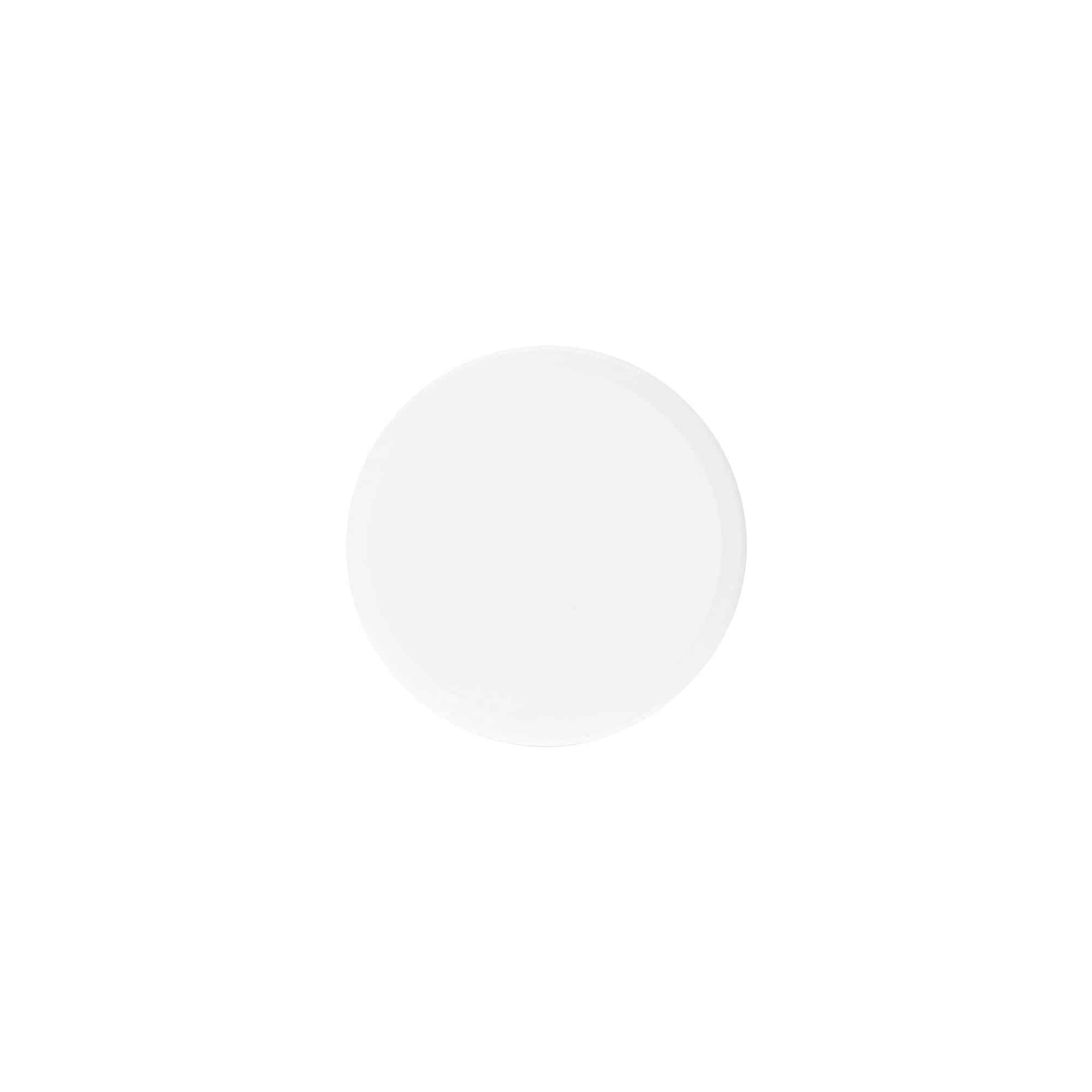 Bougage à vis 'White Line' 60 ml, plastique PP, blanc