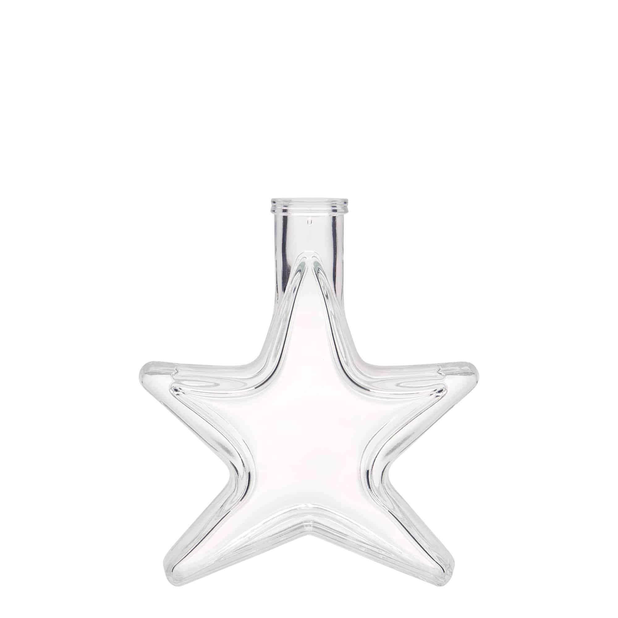 Flacon en verre 100 ml « Étoile », ouverture : bouchon en liège