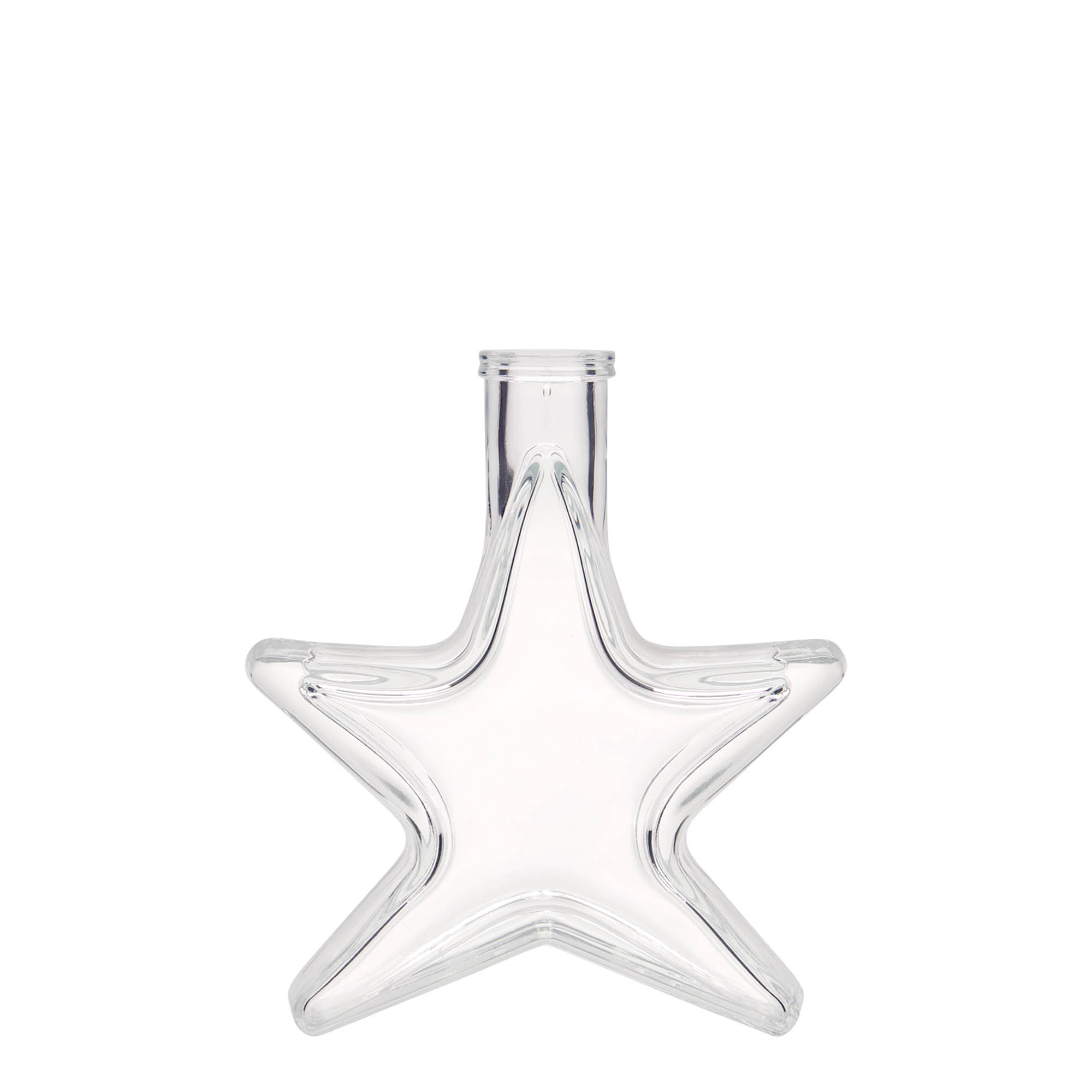 Flacon en verre 100 ml « Étoile », ouverture : bouchon en liège