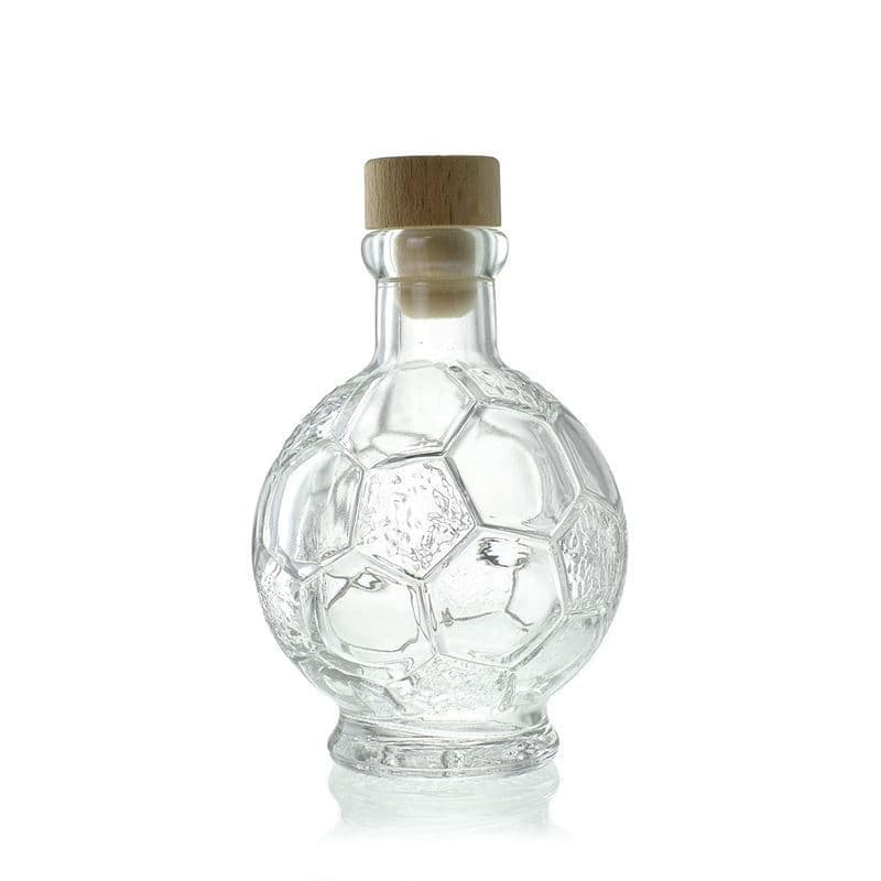 Bouteille en verre 200 ml 'Football', bouchage: bouchon