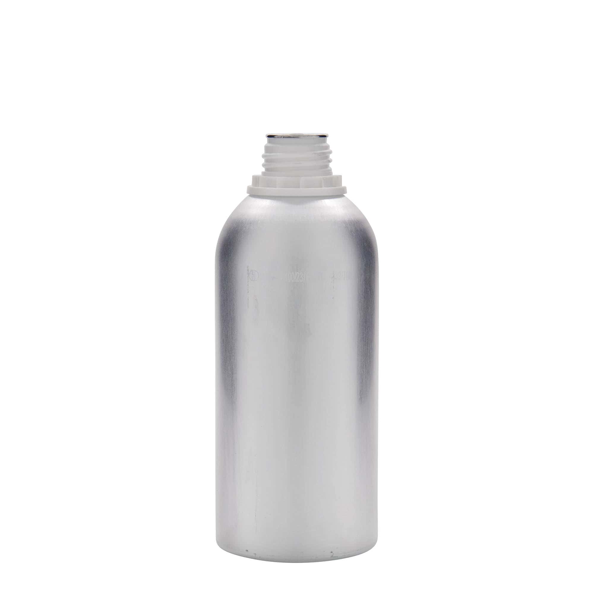 Bouteille en aluminium 625 ml, métal, argent, ouverture : DIN 32