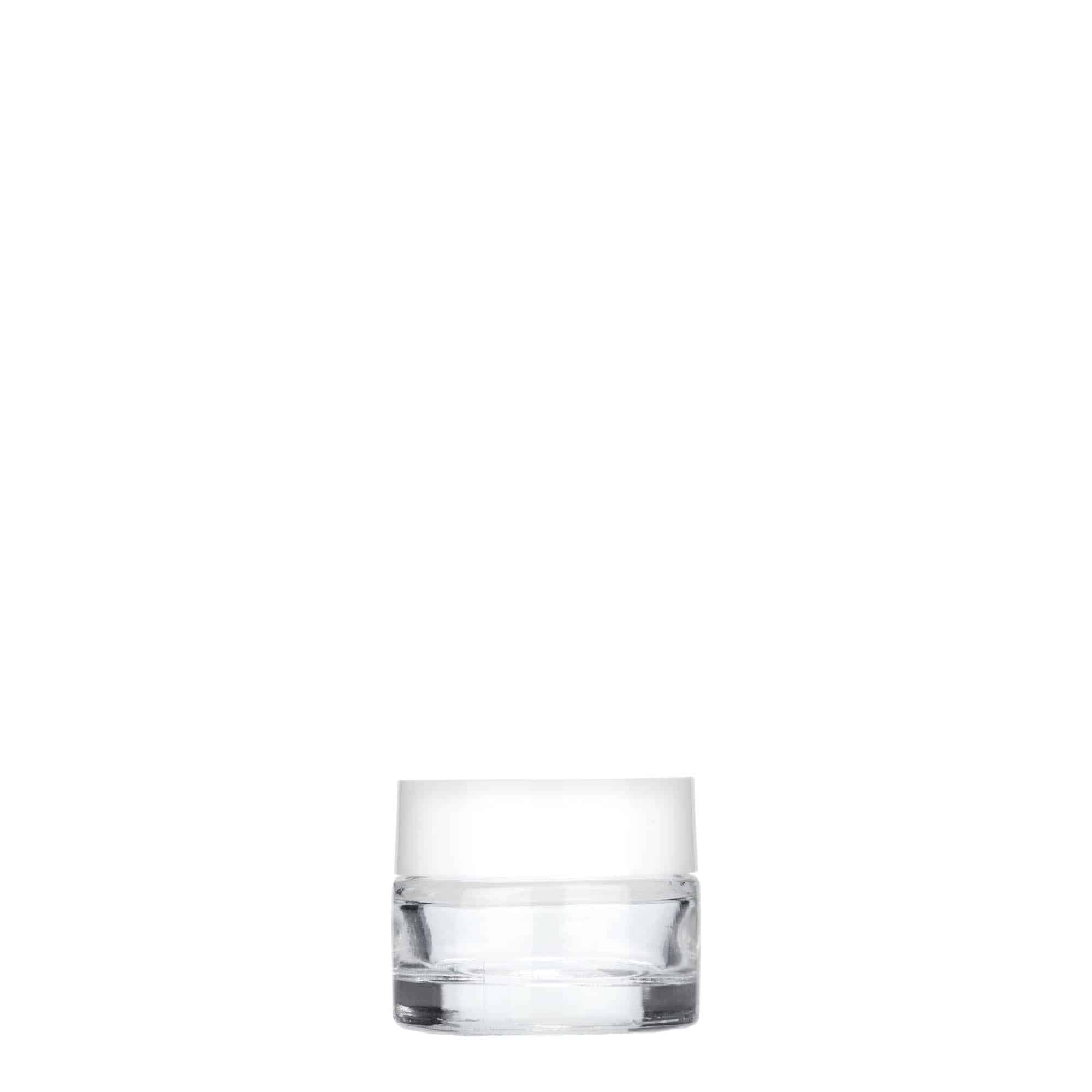 Pot 5 ml 'Beauty', verre, bouchage: Bougage à vis Pot 5 ml 'Beauty', verre, bouchage: Bougage à vis