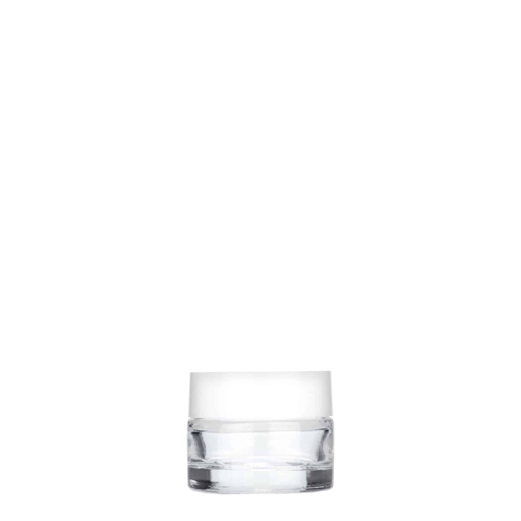 Pot de 5 ml « Beauty », verre, ouverture : bouchon à vis