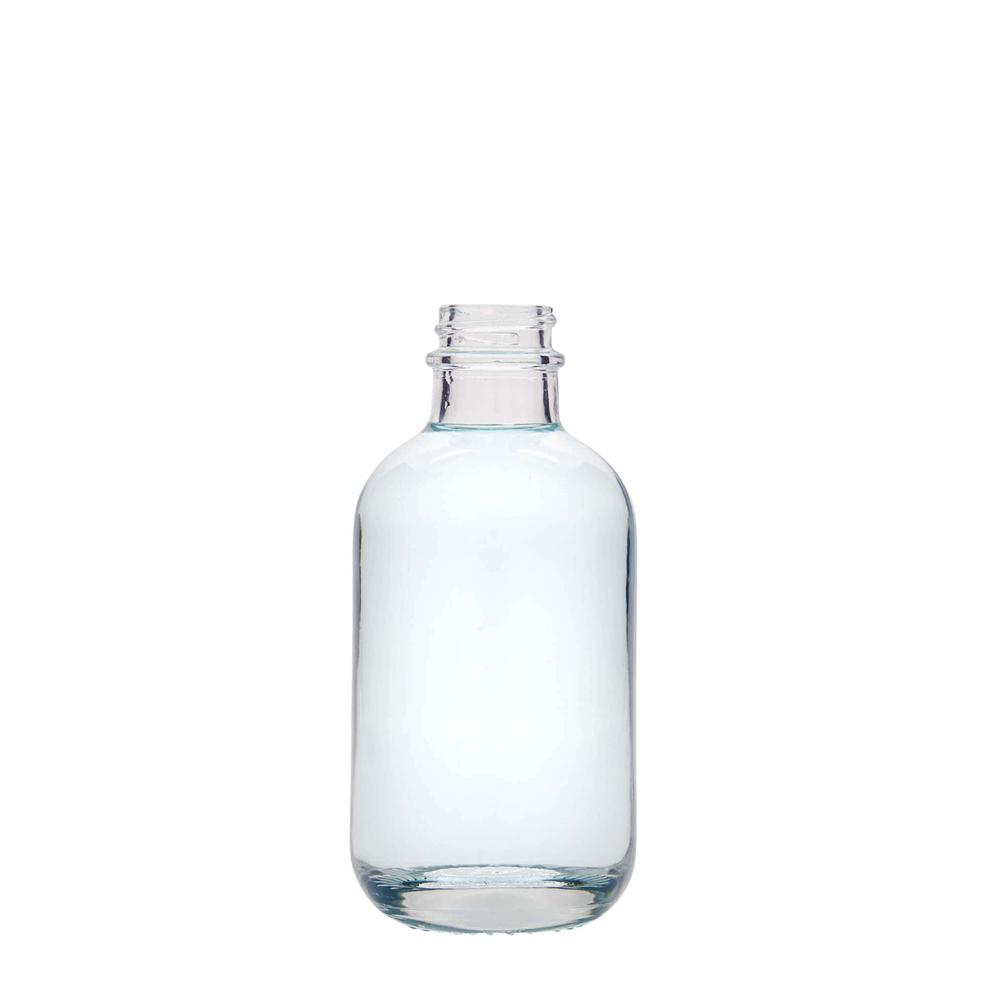 Flacon en verre de 200 ml « Lotto », ouverture : GPI 28 Flacon en verre de 200 ml « Lotto », ouverture : GPI 28