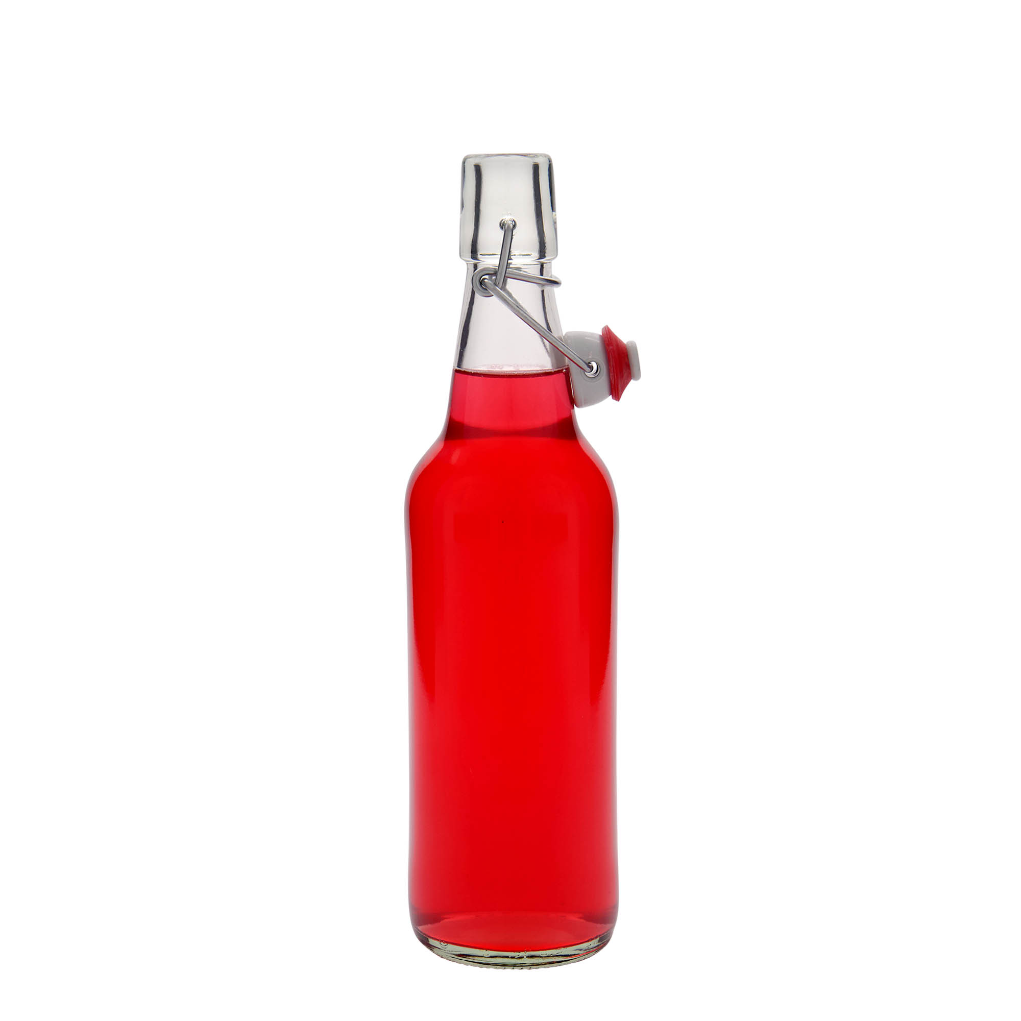 Bouteille de bière 500 ml, verre, ouverture : fermeture à bascule