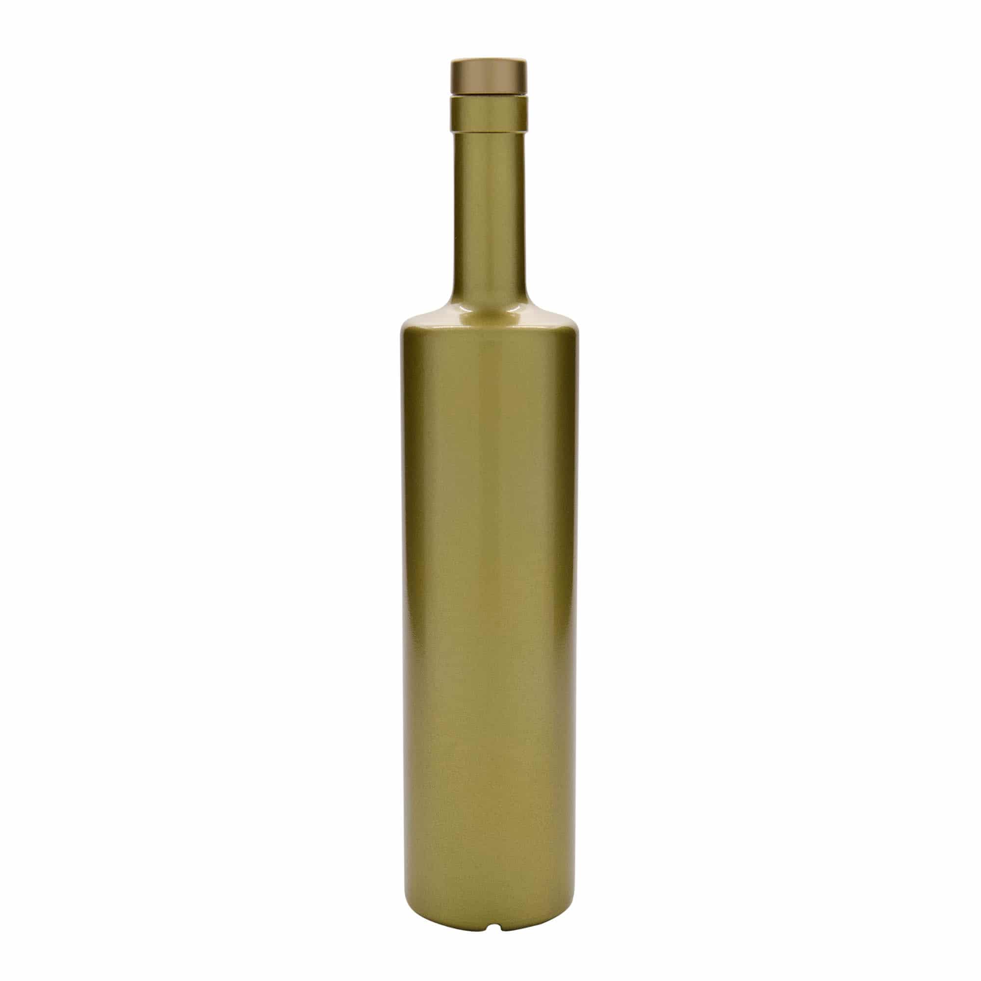 Bouteille en verre 700 ml 'Centurio', dorée, bouchage: bouchon