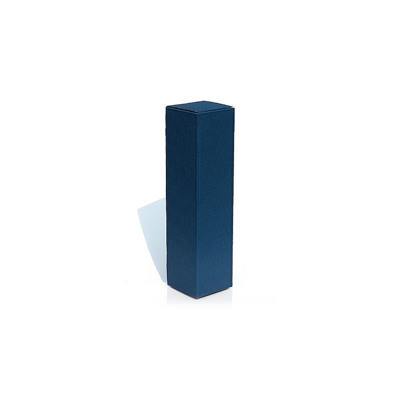 Boîte cadeau 'Vague', rectangulaire, carton, bleu