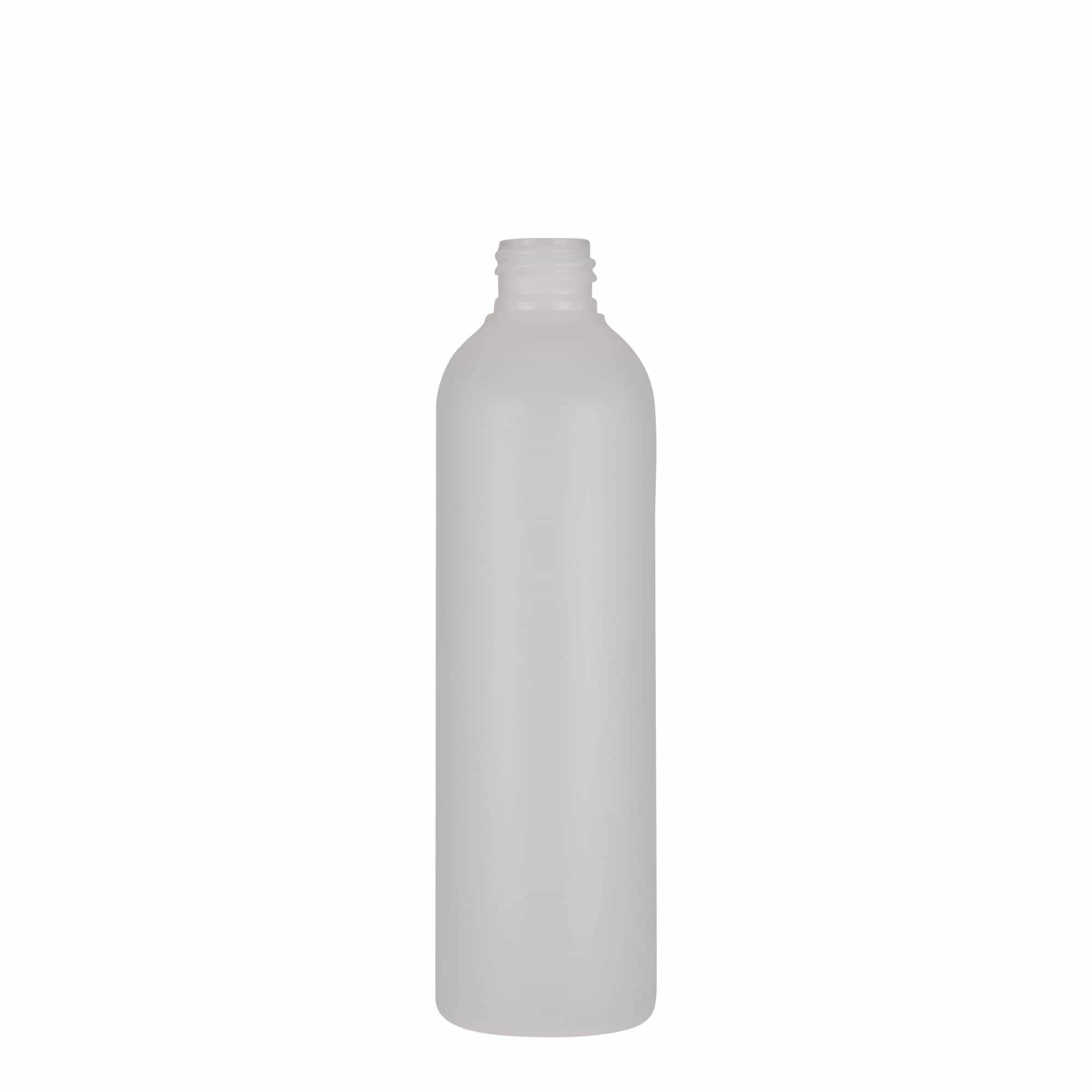 Bouteille en plastique 250 ml 'Tuffy', PEHD, nature, col : GPI 24/410