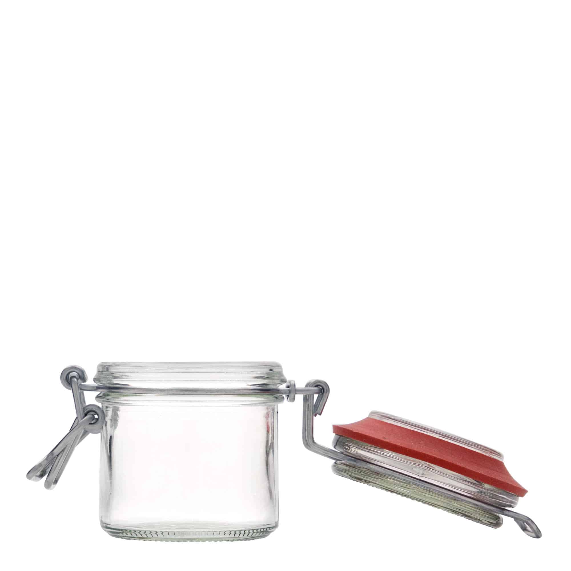 125 ml bocal à fermeture mécanique, ouverture : fermeture à levier métallique