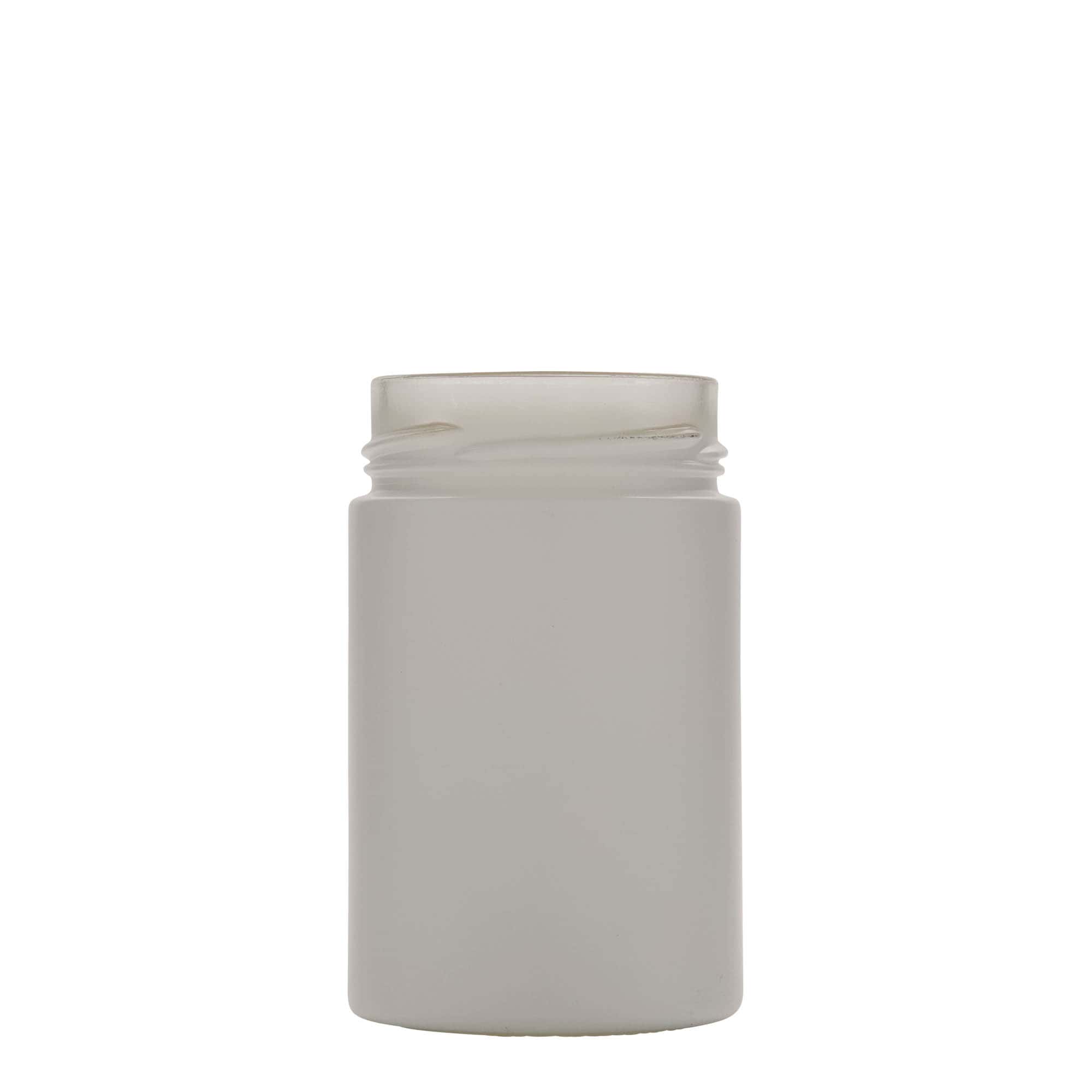 Bocal cylindrique 327 ml 'Aurora', blanc, col : Deep-Twist-Off (DTO 66)