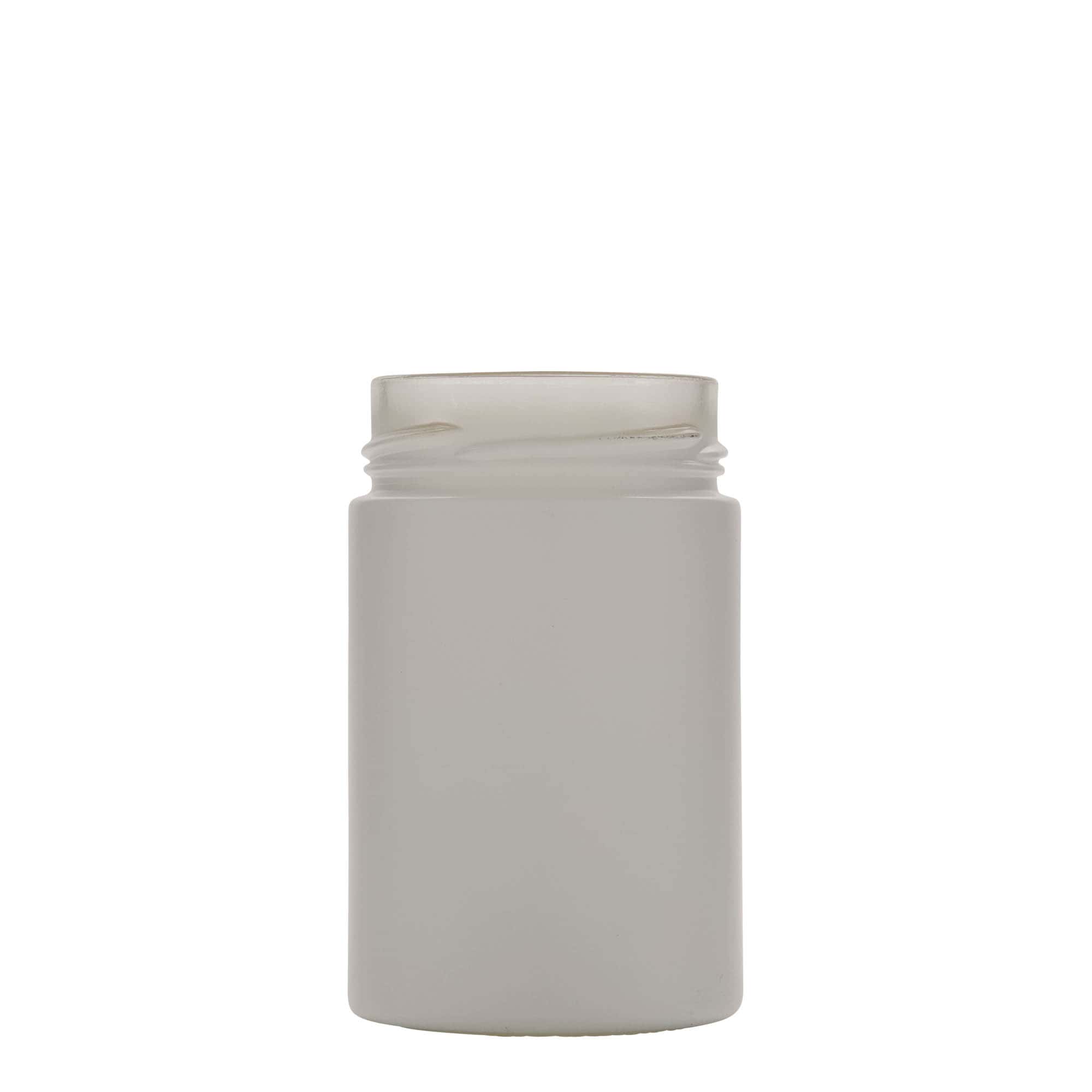 Verre rond 327 ml 'Aurora', blanc, ouverture : Deep-Twist-Off (DTO 66)