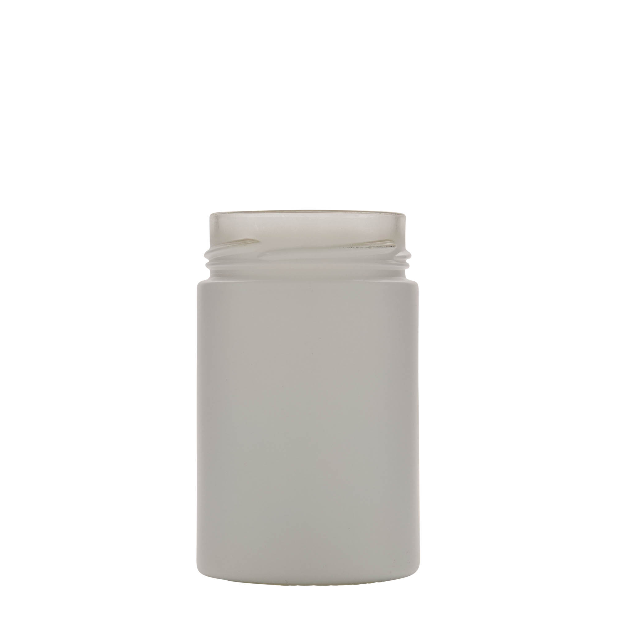 Verre rond 327 ml « Aurora », blanc, ouverture : Deep-Twist-Off (DTO 66)