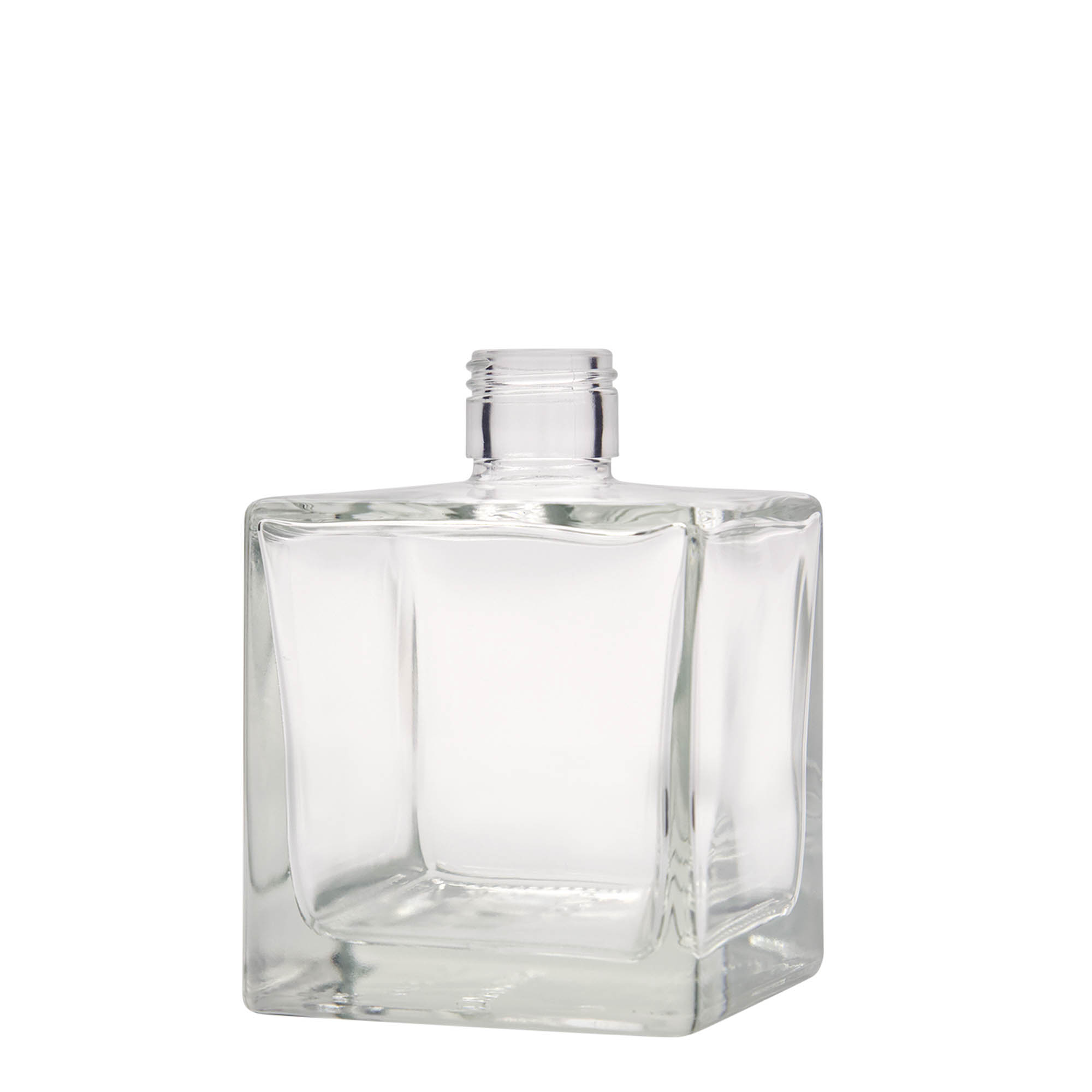 Flacon en verre 500 ml « Cube », carré, ouverture : PP 31,5 Flacon en verre 500 ml « Cube », carré, ouverture : PP 31,5