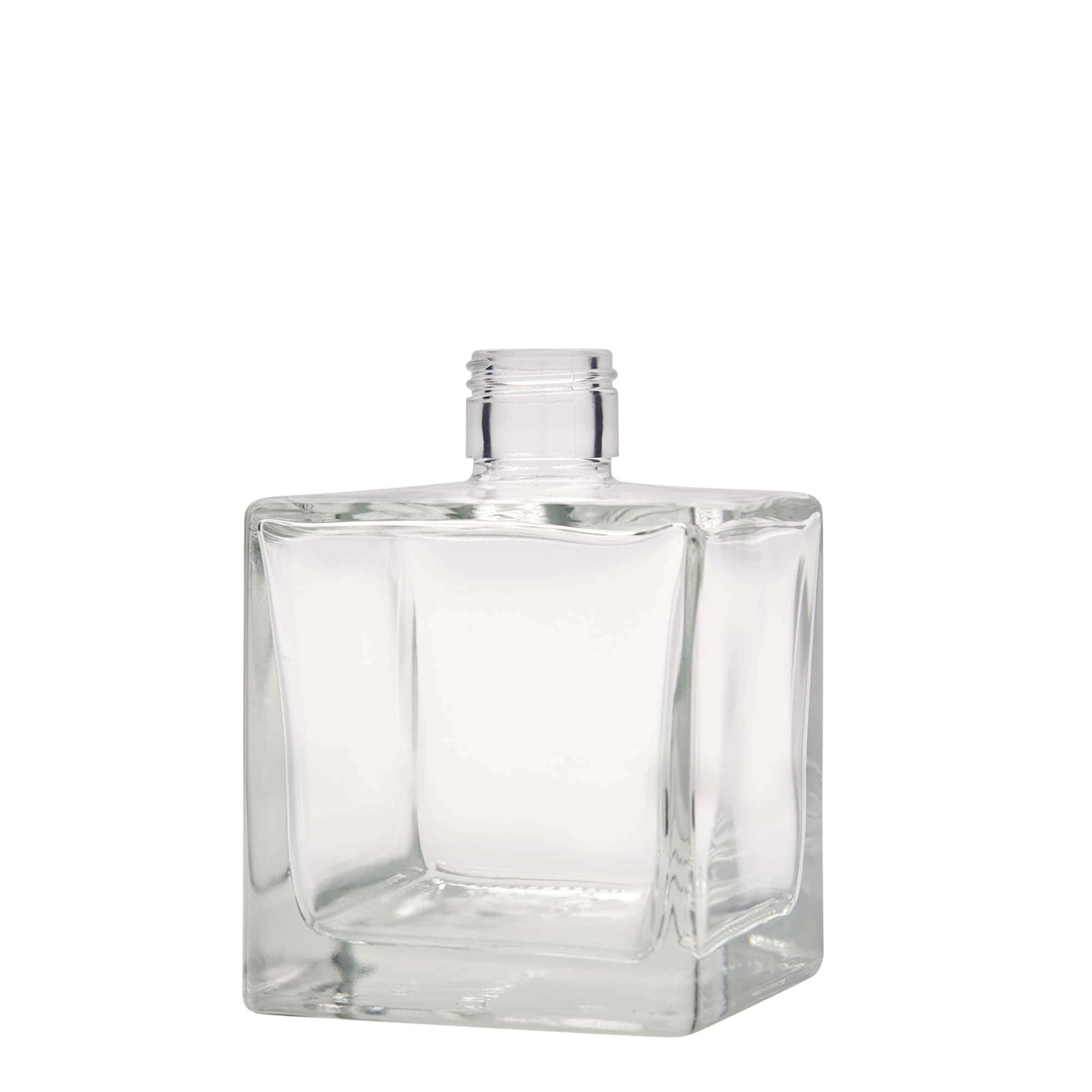 Flacon en verre 500 ml « Cube », carré, ouverture : PP 31,5 Flacon en verre 500 ml « Cube », carré, ouverture : PP 31,5