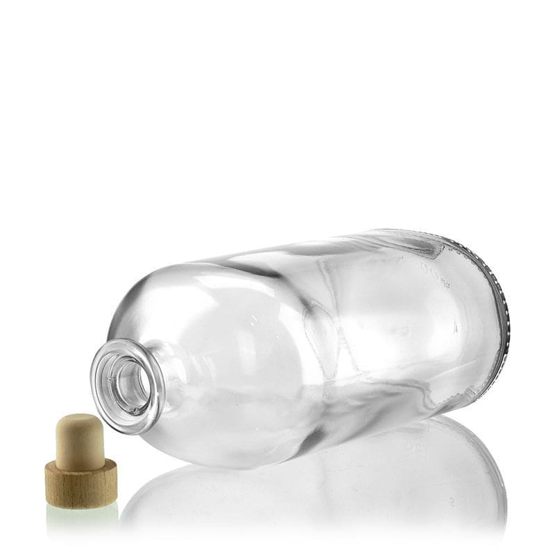 Bouteille en verre 1 000 ml 'Dundee', ovale, bouchage: bouchon Bouteille en verre 1 000 ml 'Dundee', ovale, bouchage: bouchon