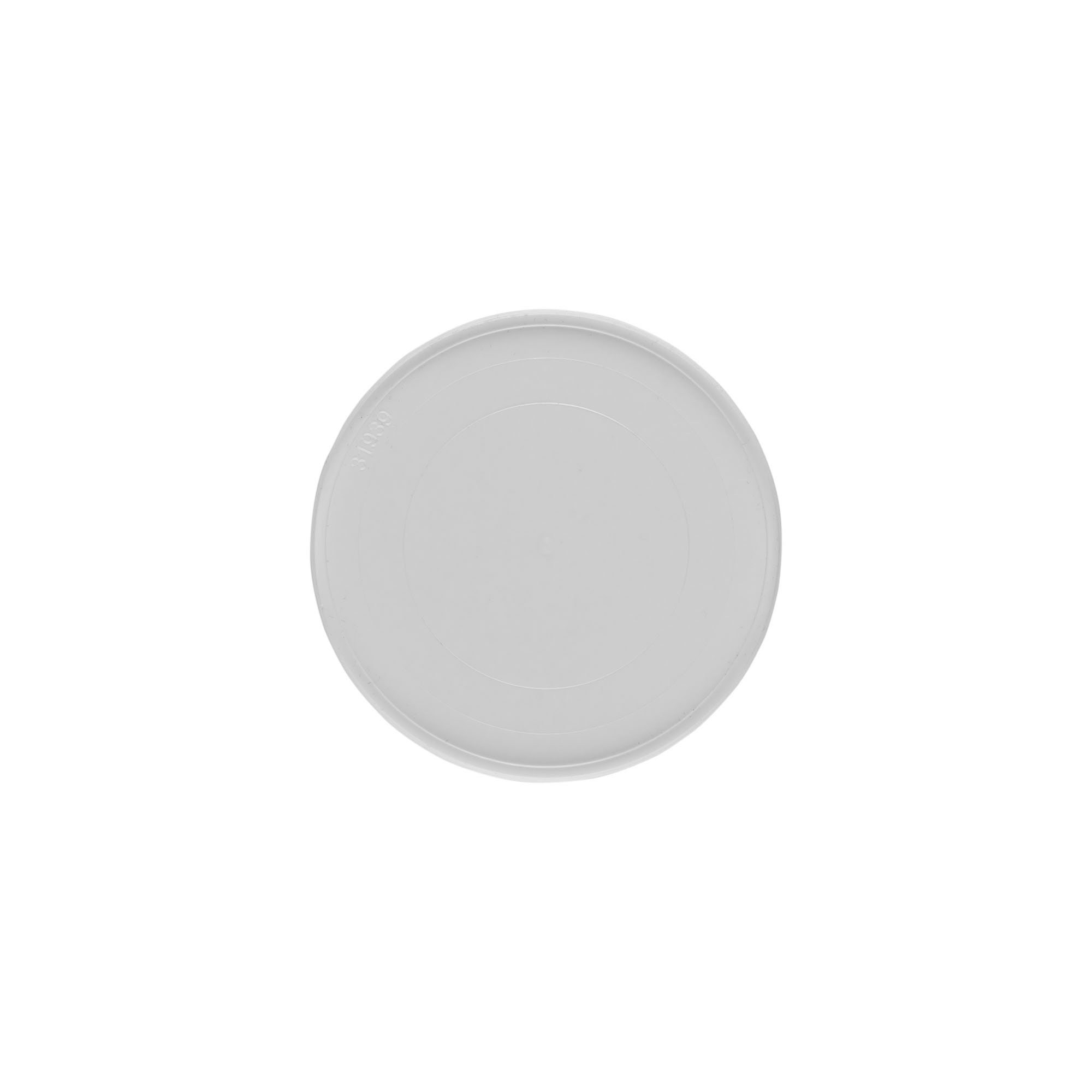 Disque de couverture pour 150 ml 'Bianca', plastique PP, blanc Disque de couverture pour 150 ml 'Bianca', plastique PP, blanc