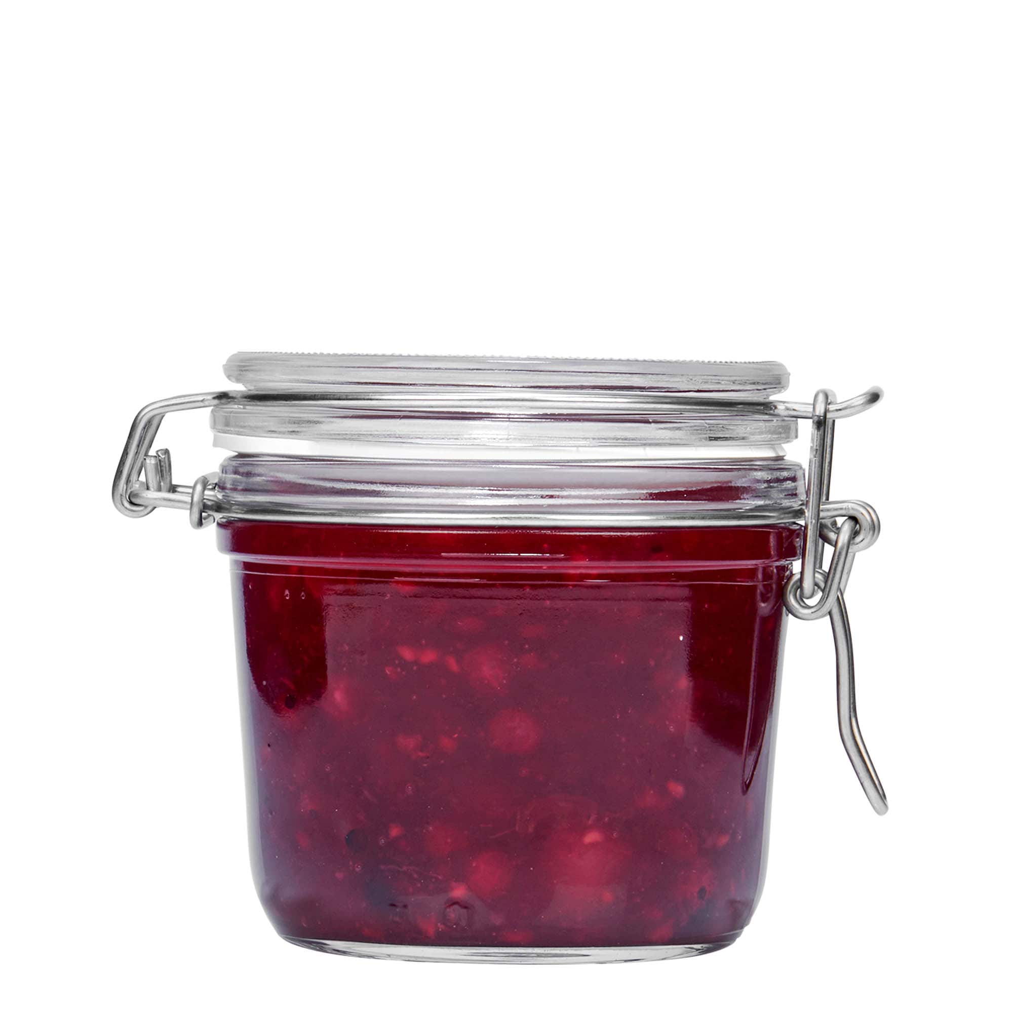 Pot en verre à fermeture à levier 'Fido' 350 ml, ouverture : fermeture à levier métallique