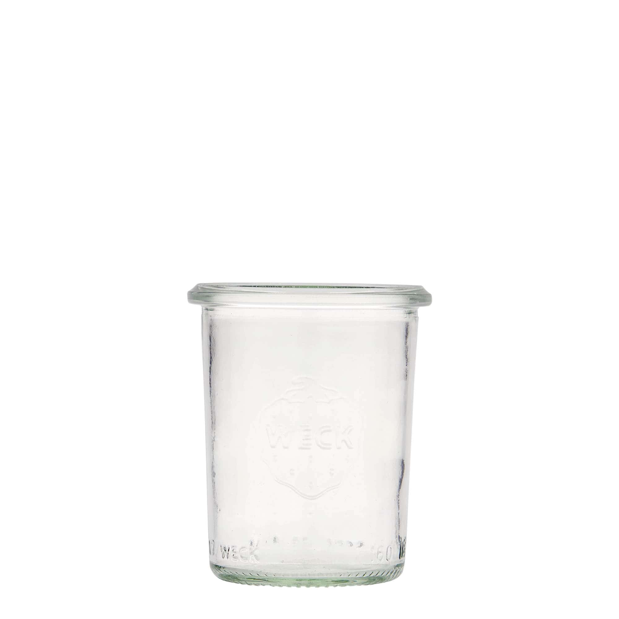 160 ml bocal WECK à renversement, ouverture : bord rond