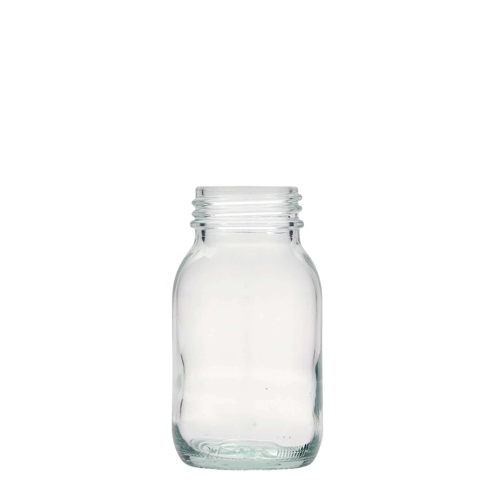 125 ml bocal à large ouverture, embouchure : DIN 40