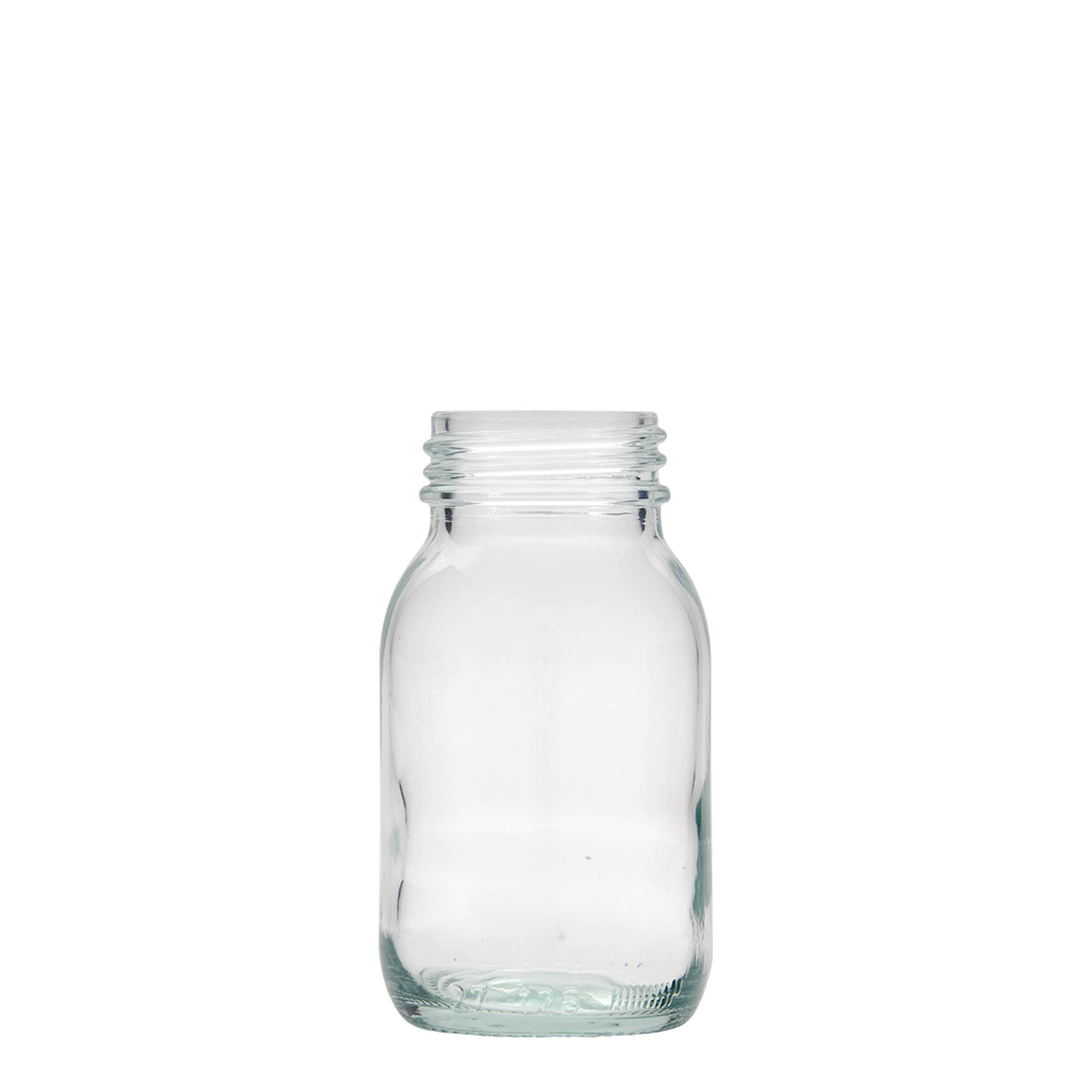 125 ml bocal à large ouverture, embouchure : DIN 40