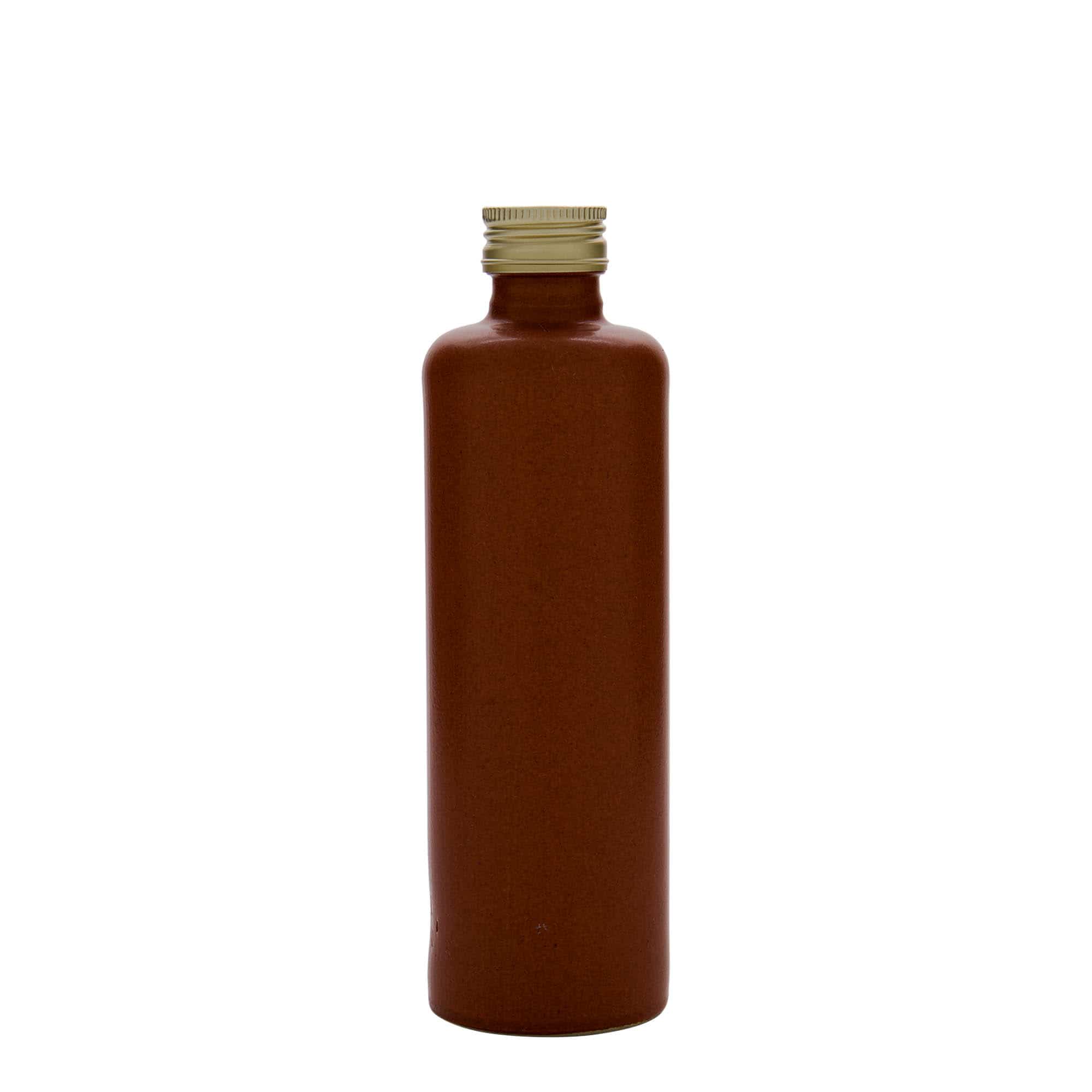 Chope en terre cuite 350 ml, grès, rouge-brun, bouchage: PP 31,5
