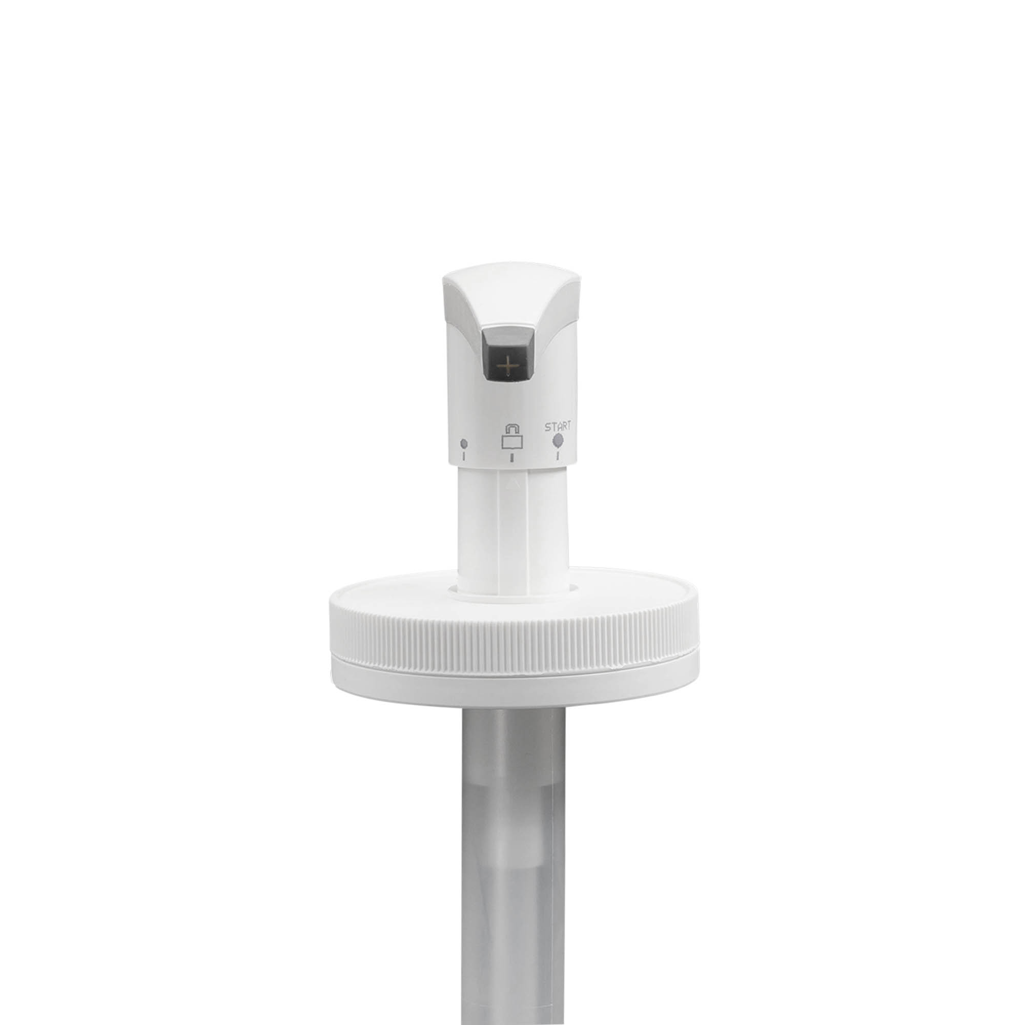 Pompe distributrice pour 655 ml 'Securibox', plastique PE, blanc, pour embouchure : fermeture à vis Pompe distributrice pour 655 ml 'Securibox', plastique PE, blanc, pour embouchure : fermeture à vis