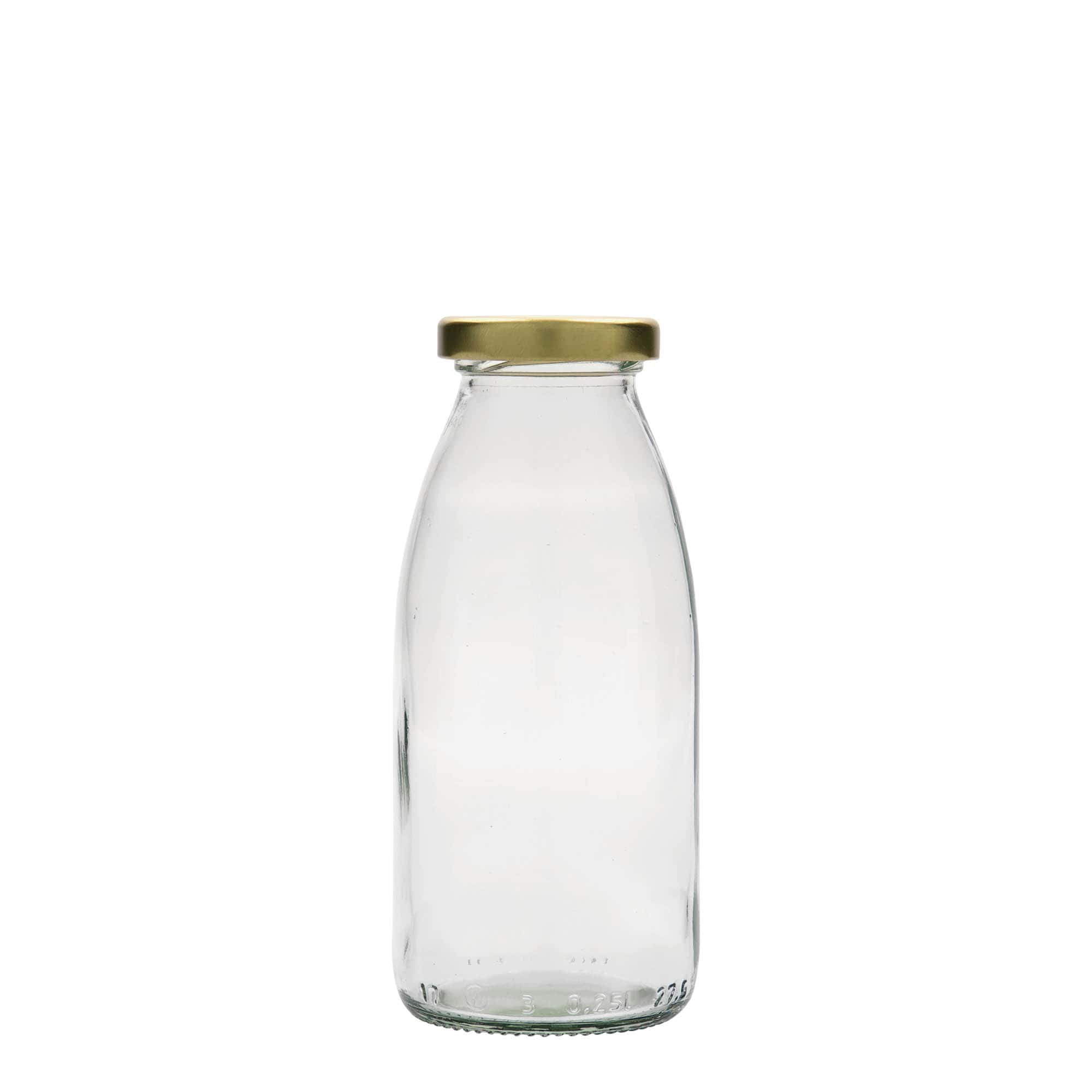 Bouteille en verre 250 ml Vroni, ouverture : Twist-Off (TO 43)