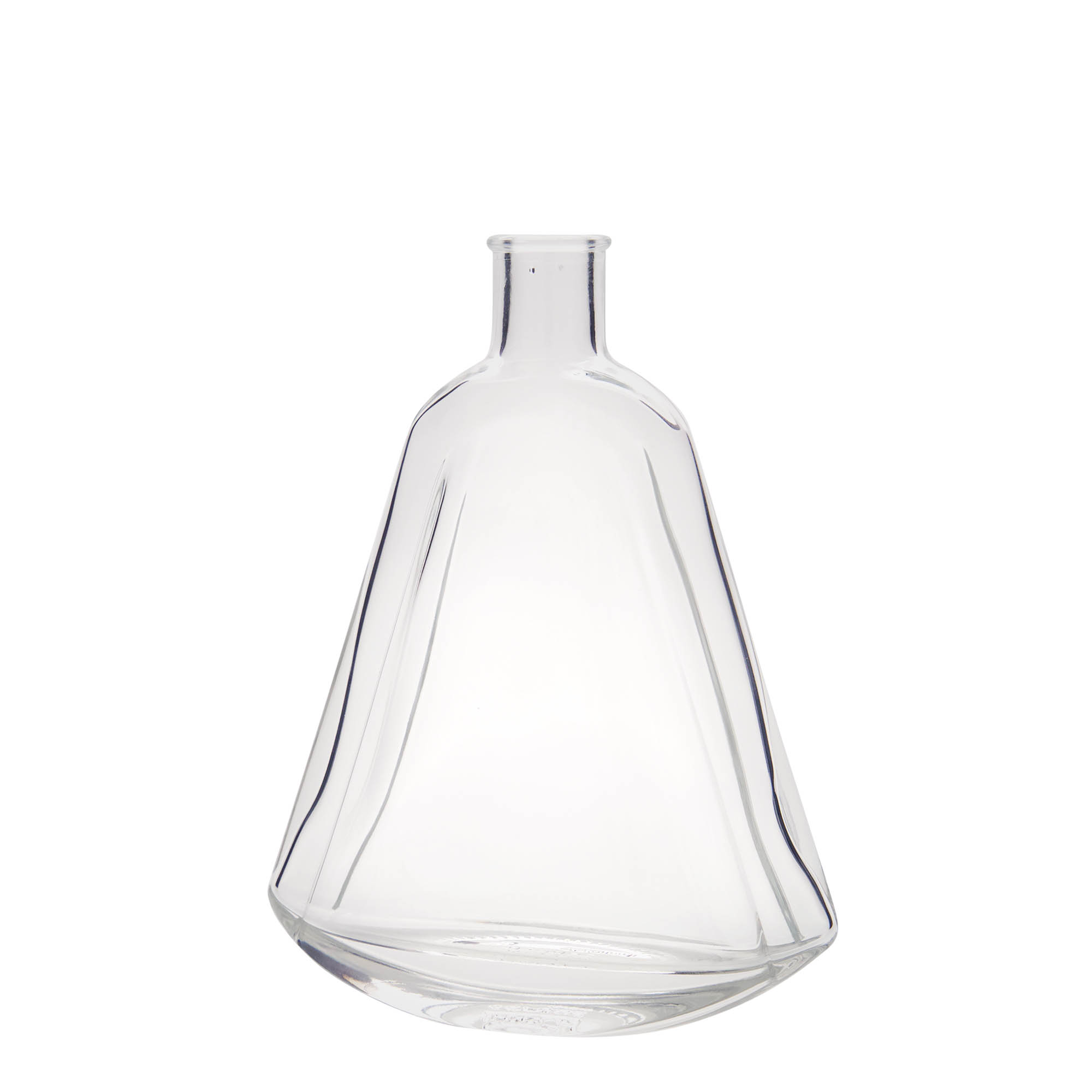 Bouteille en verre 350 ml 'Maurizio', ovale, ouverture : bouchon en liège Bouteille en verre 350 ml 'Maurizio', ovale, ouverture : bouchon en liège