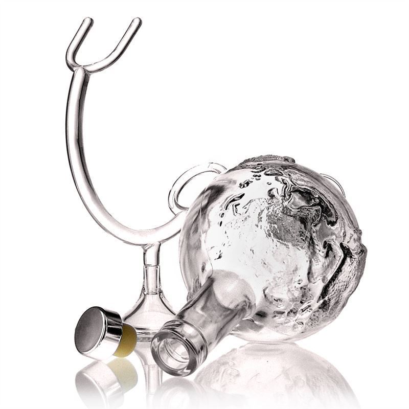 Bouteille en verre 500 ml « Globus », ouverture : bouchon en liège Bouteille en verre 500 ml « Globus », ouverture : bouchon en liège