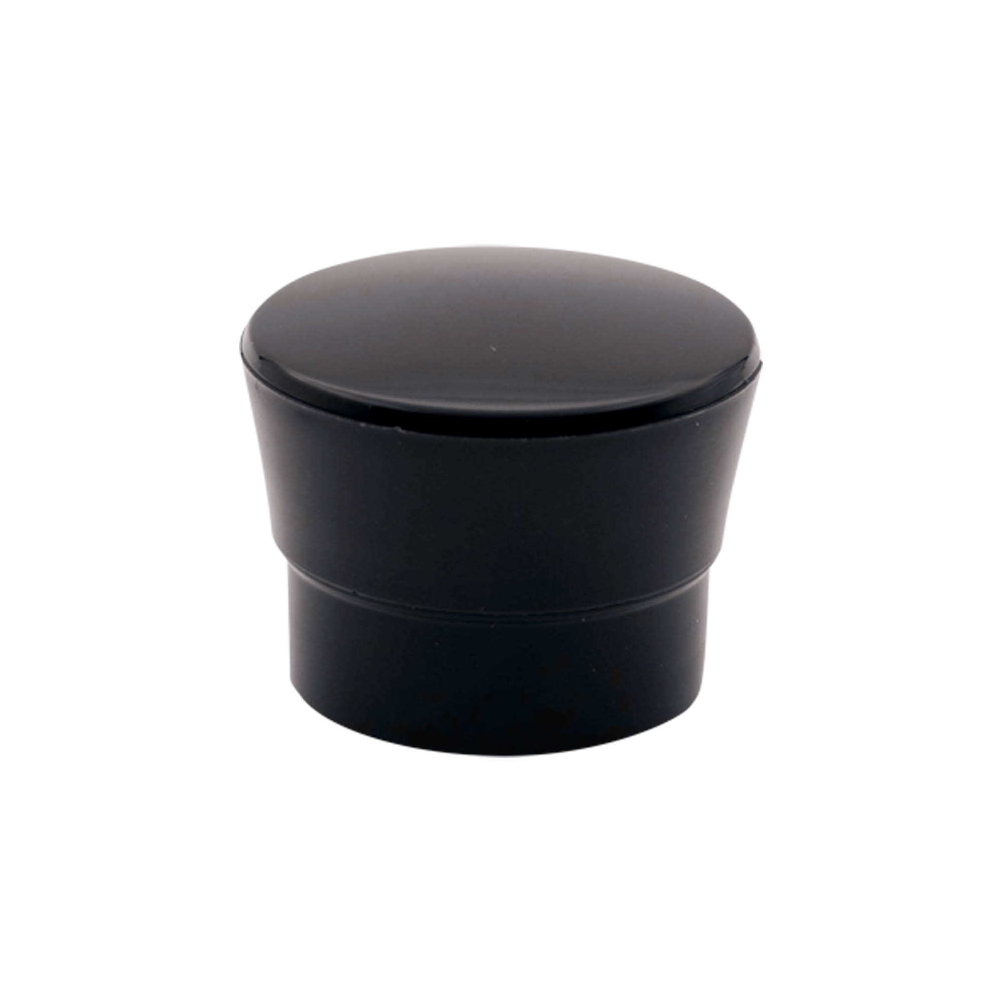 Bouchon pour moulin à épices, plastique PP, noir, pour ouverture : 38/400