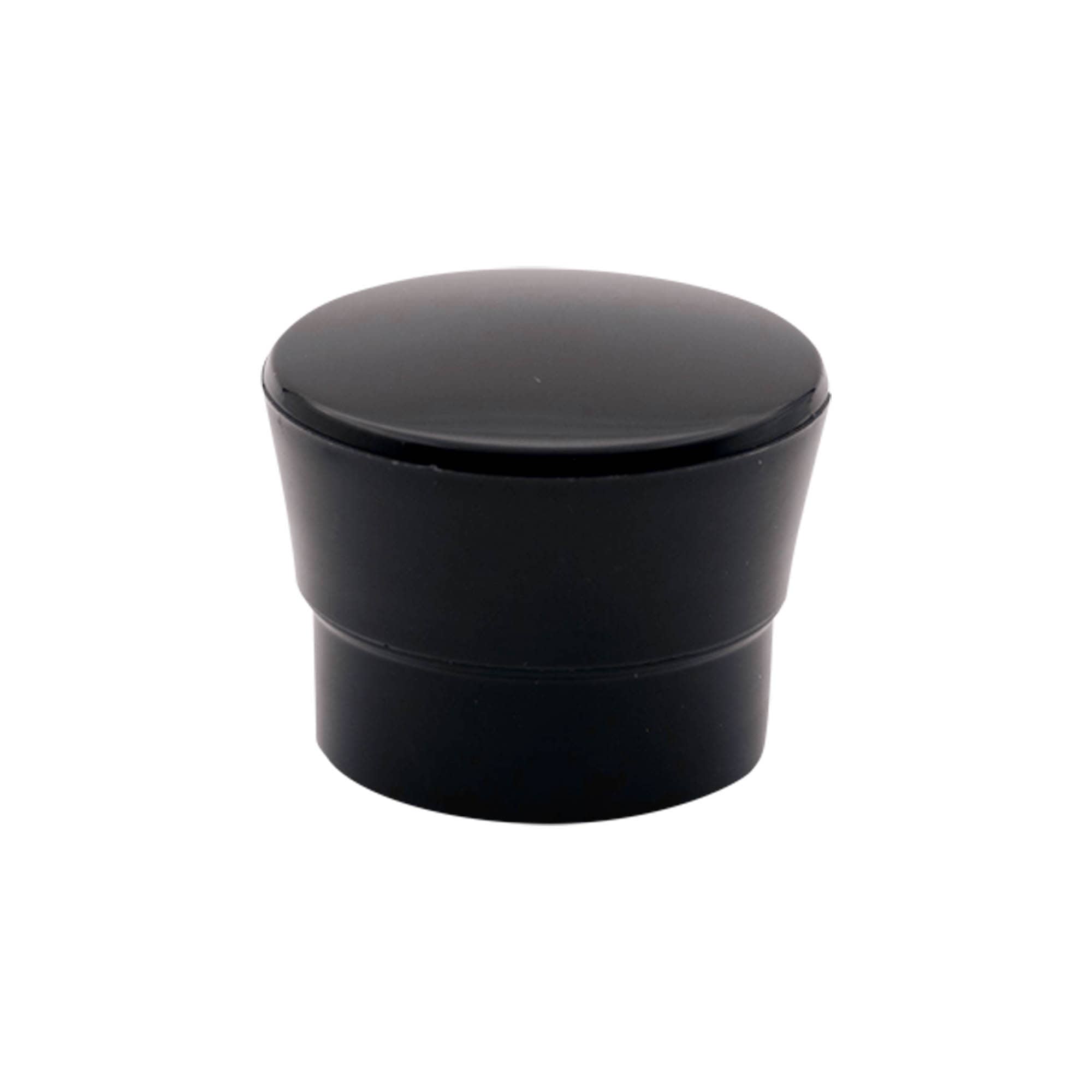 Bouchon pour moulin à épices, plastique PP, noir, pour ouverture : 38/400