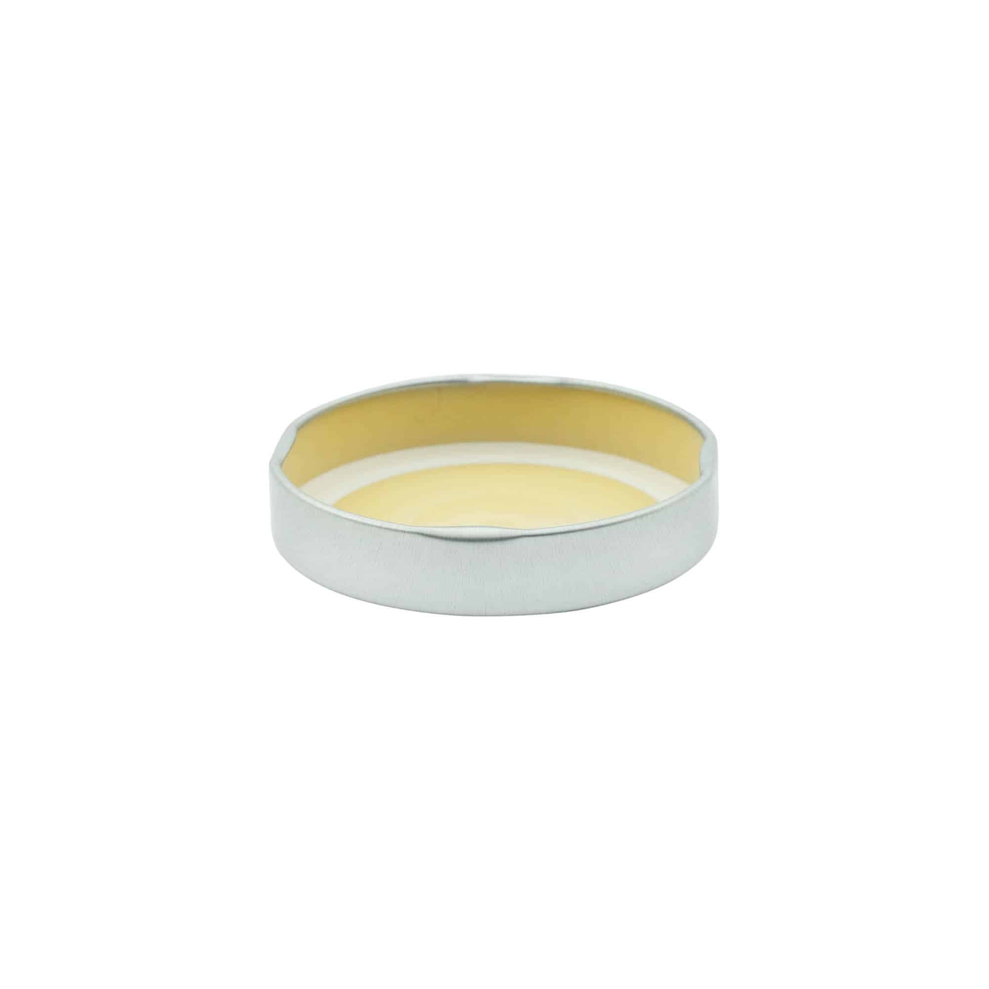 Bouchon Deep-Twist-Off, fer blanc, argenté, pour bouchage: Deep-TO 70