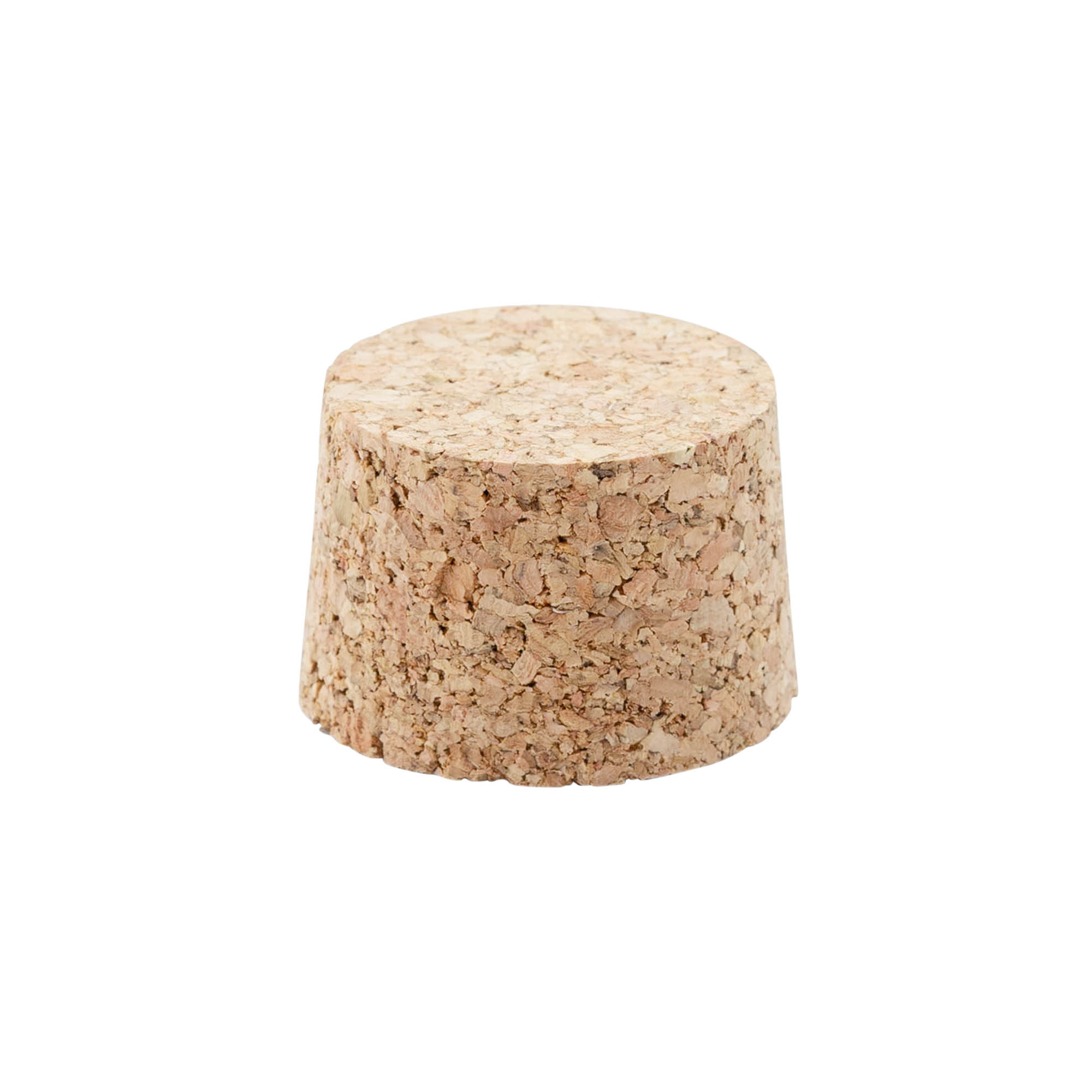 Bouchon conique 38-42 x 27, liège pressé, beige, pour embouchure : liège