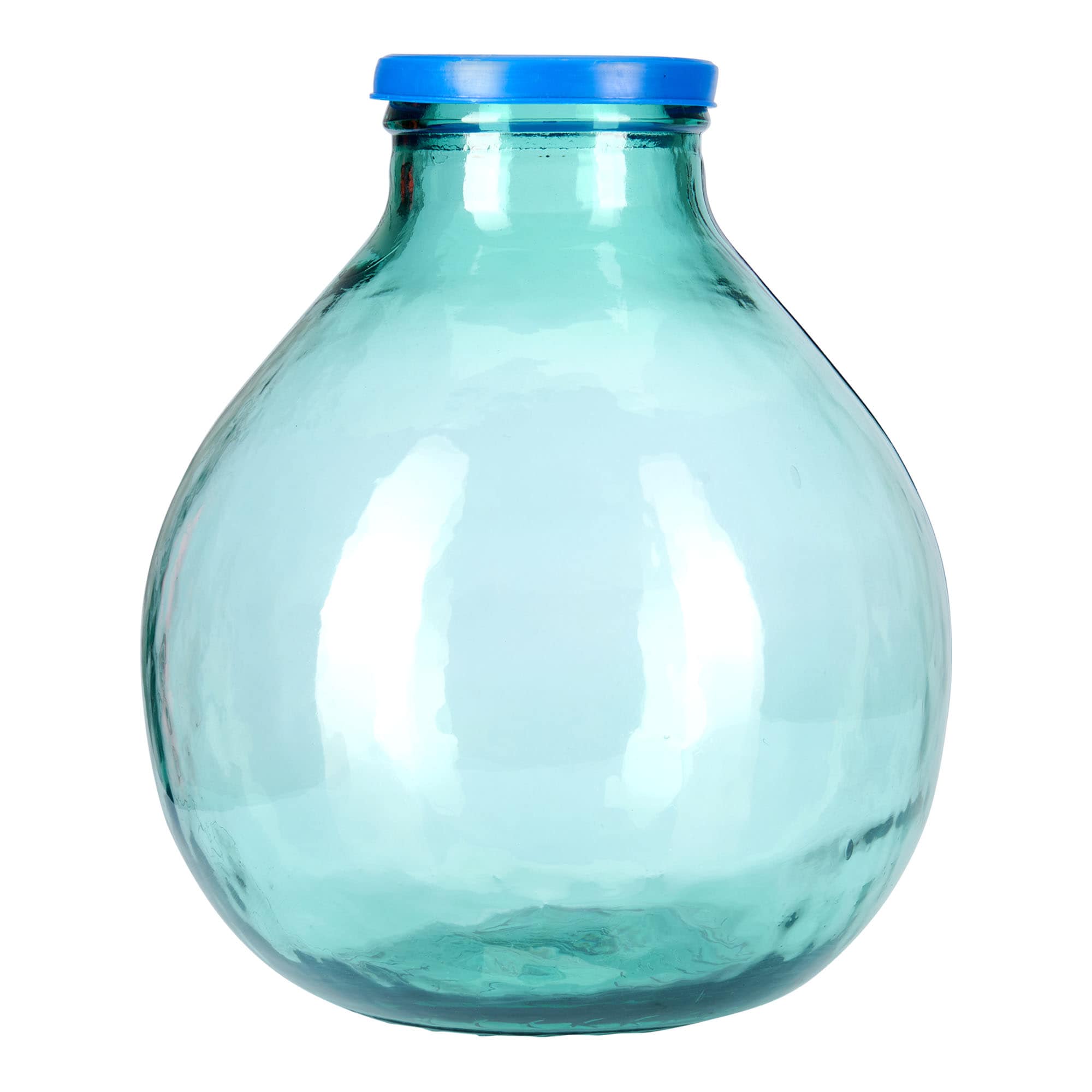 Dame-jeanne 20 l à col large, verre, bouchage: couvercle cloche