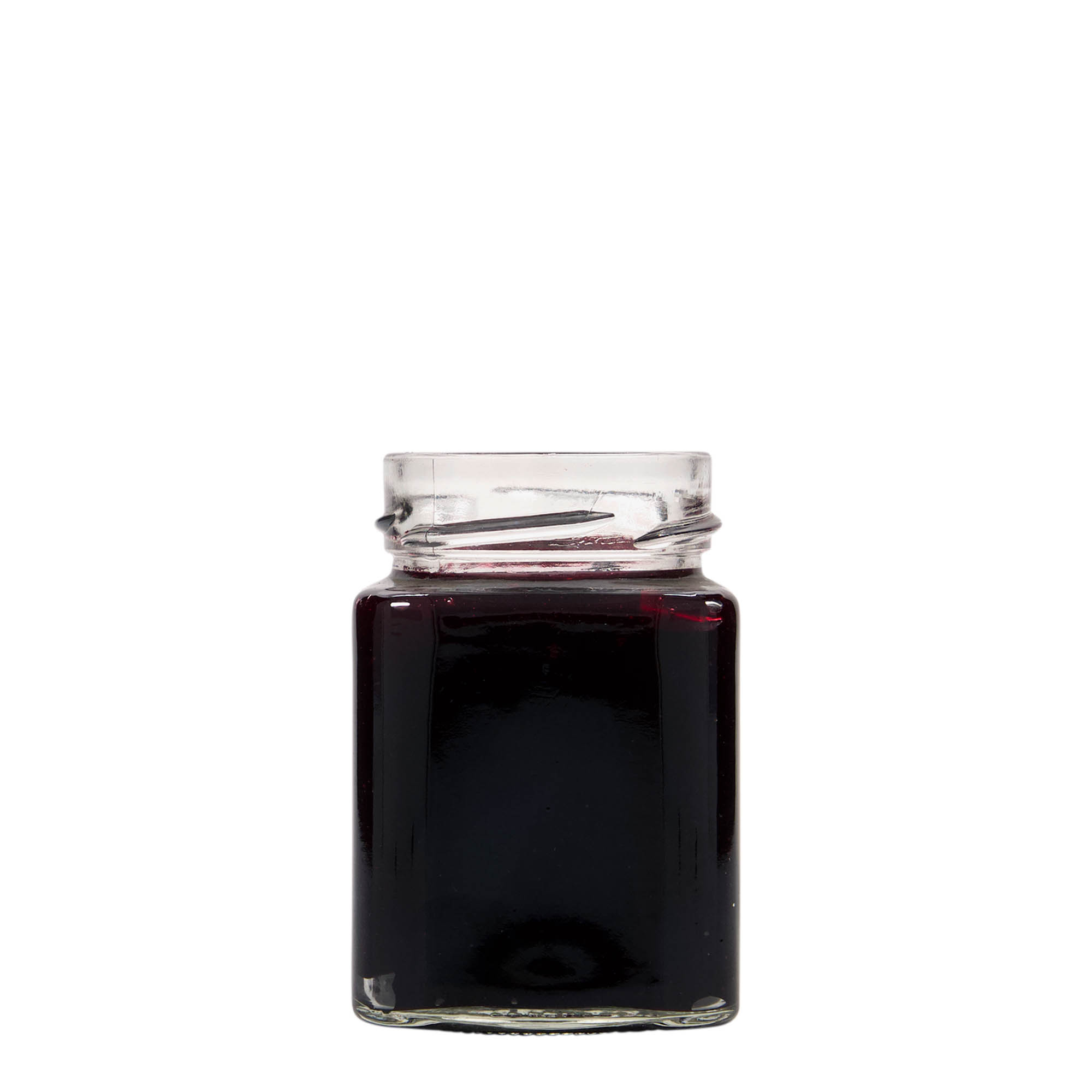 212 ml bocal carré 'Funny', ouverture : Deep-Twist-Off (DTO 58) 212 ml bocal carré 'Funny', ouverture : Deep-Twist-Off (DTO 58)