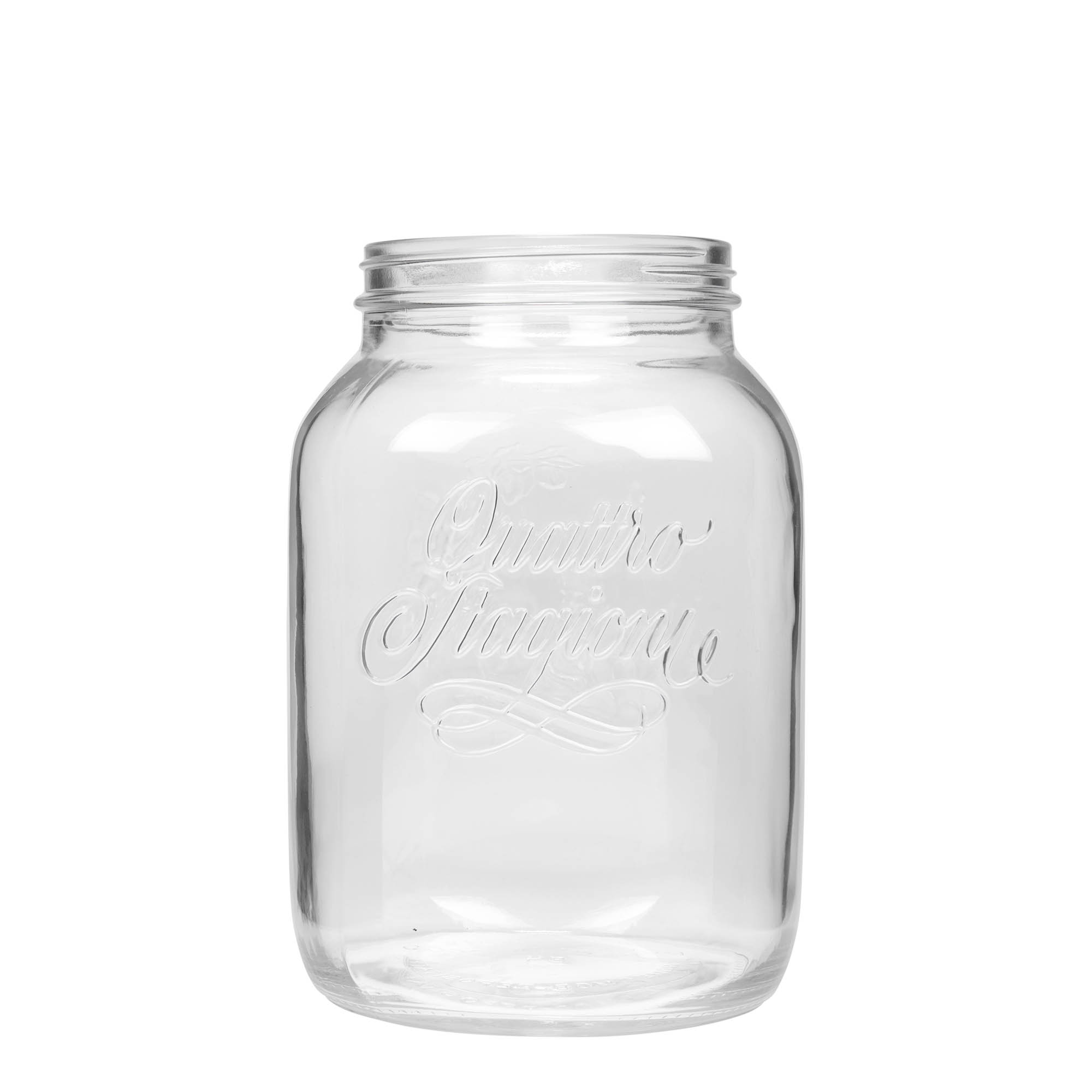 3 000 ml verre 'Quattro Stagioni', ouverture : bouchon à vis 3 000 ml verre 'Quattro Stagioni', ouverture : bouchon à vis