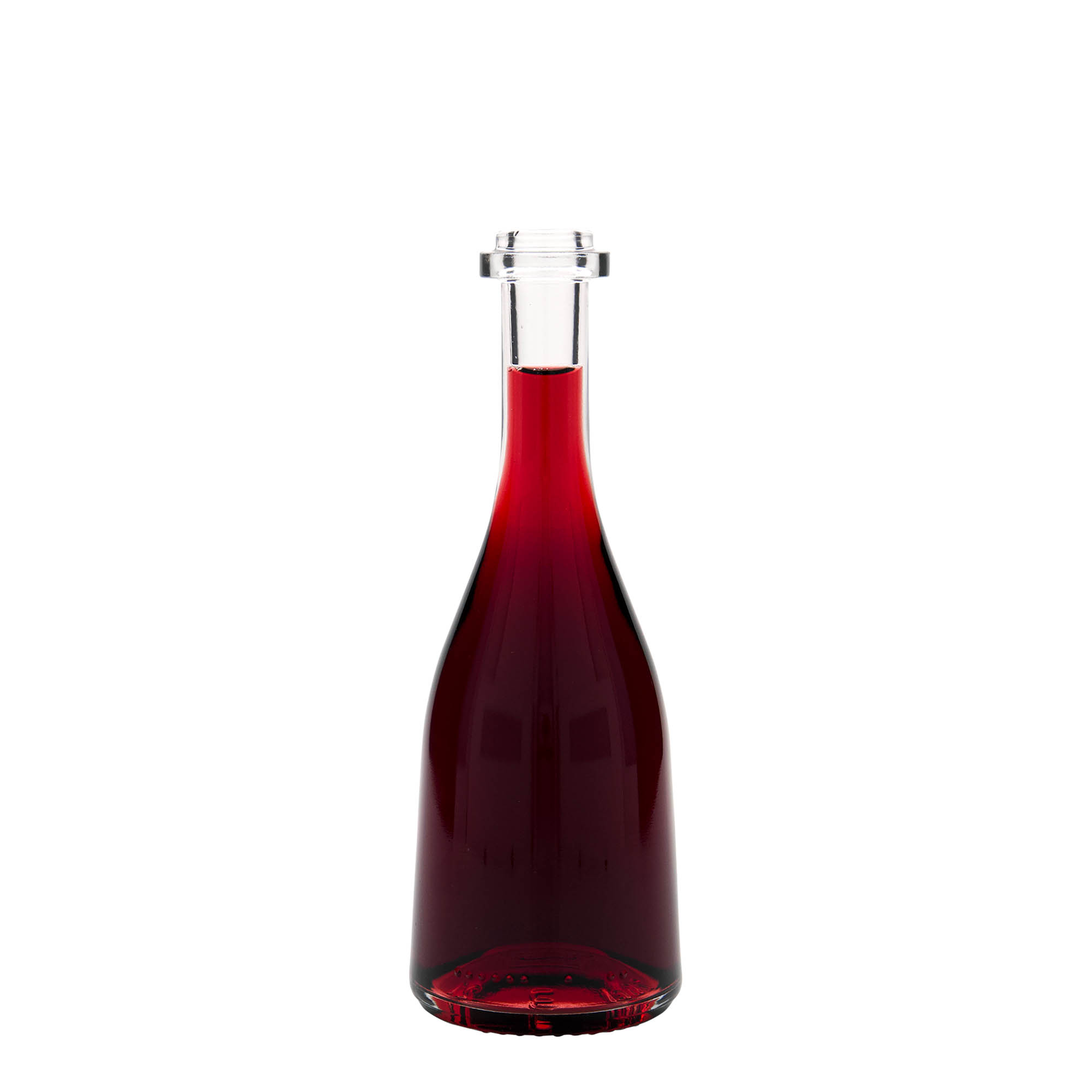 Bouteille en verre 200 ml « Rustica », ouverture : bouchon en liège