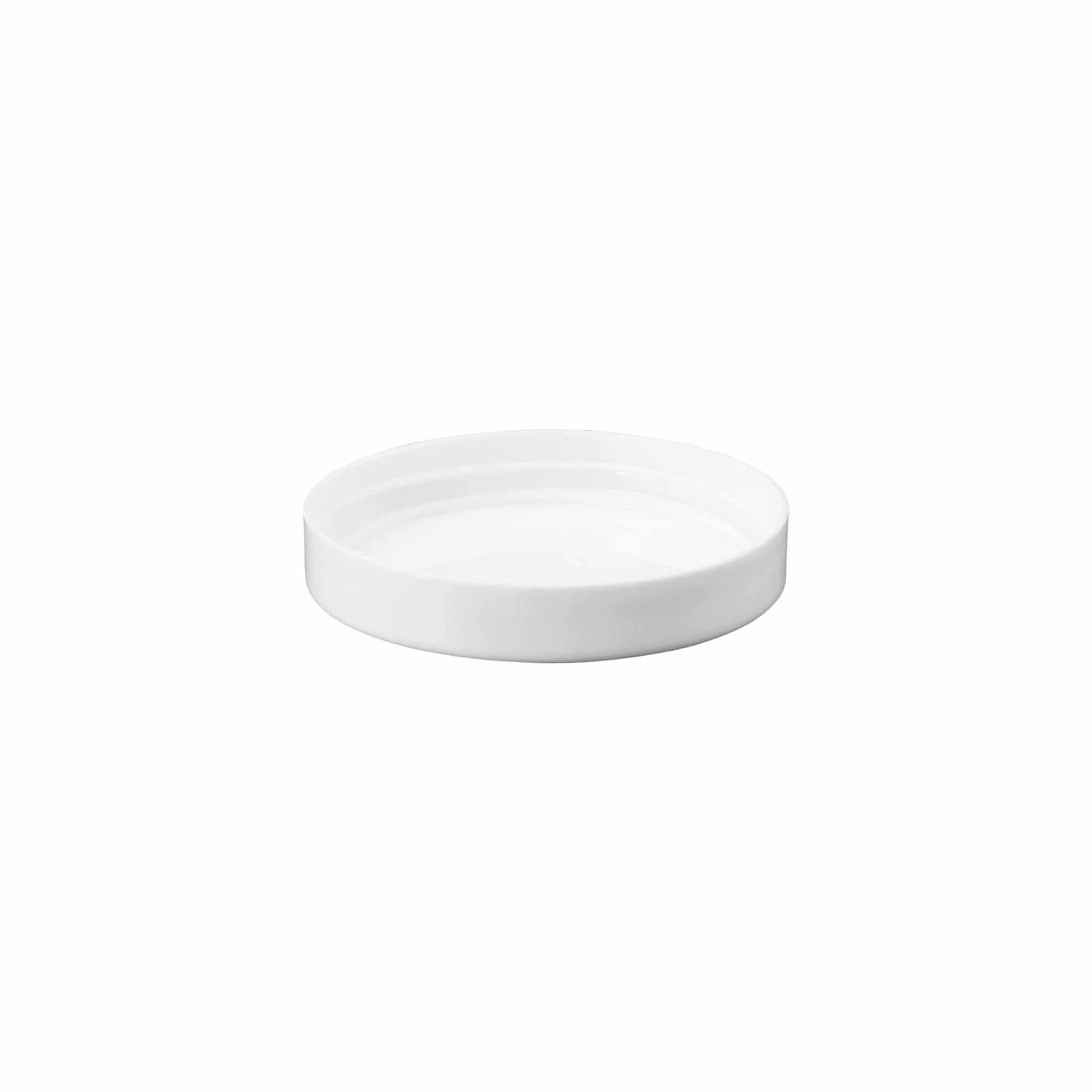 Bouchon à vis, plastique PP, blanc, pour ouverture : 70/400