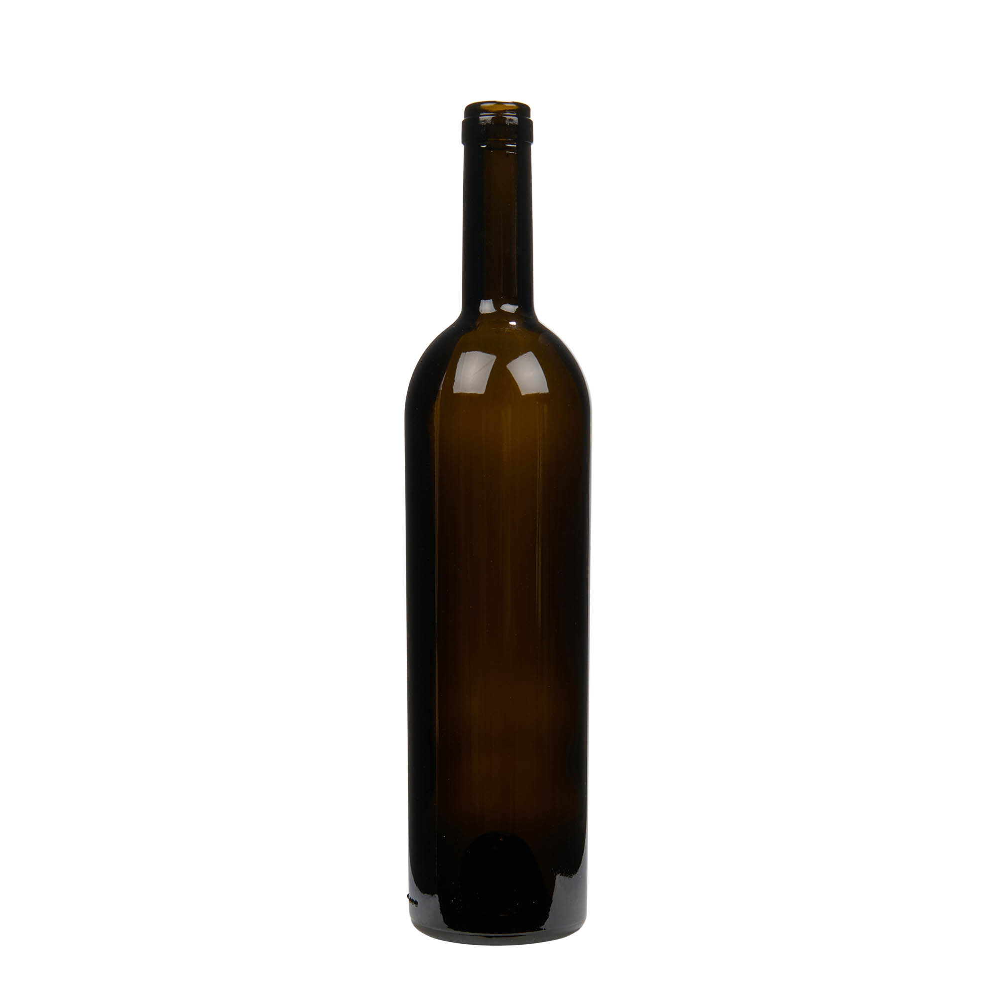 Bouteille de vin 750 ml 'Liberty', vert antique, ouverture : bouchon en liège Bouteille de vin 750 ml 'Liberty', vert antique, ouverture : bouchon en liège