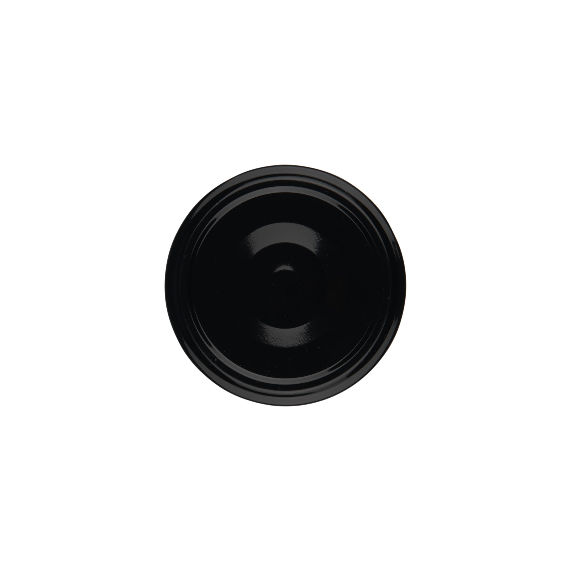 Couvercle Twist-Off, fer blanc, stérilisable, noir, pour bouchage: TO 66