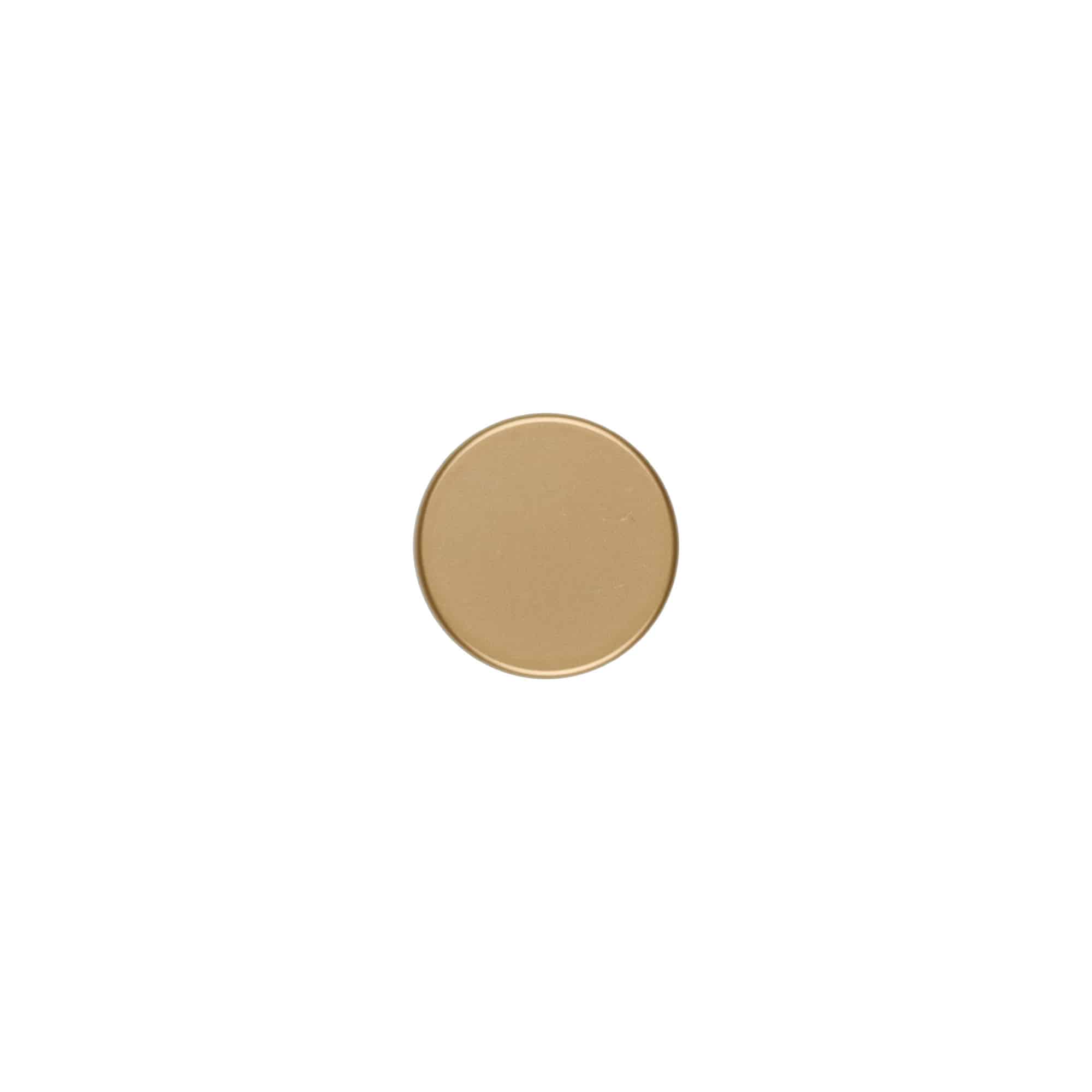 Bouchon à vis, plastique ABS, or mat, pour ouverture : GPI 33/400