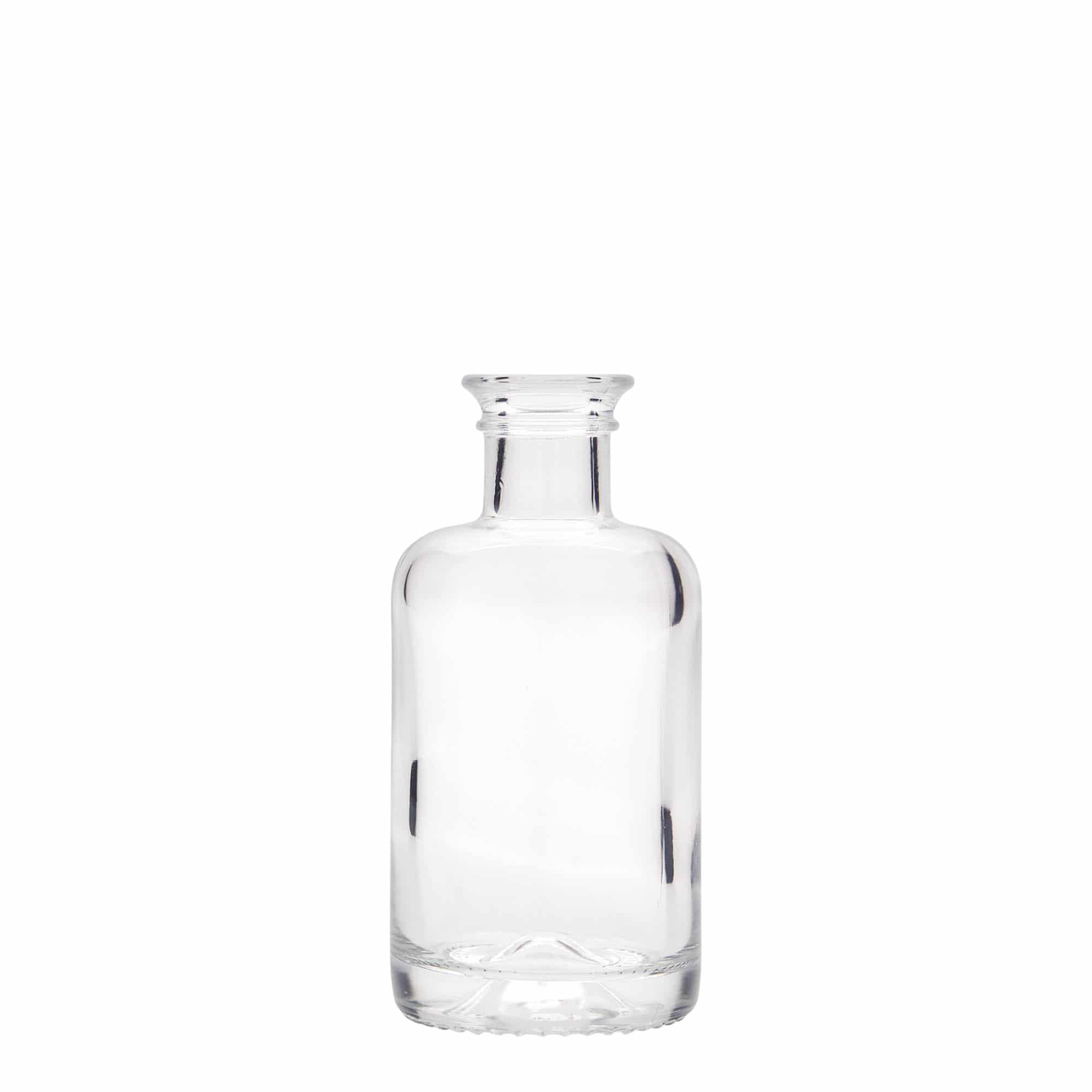 Flacon en verre 100 ml pharmacien, ouverture : liège