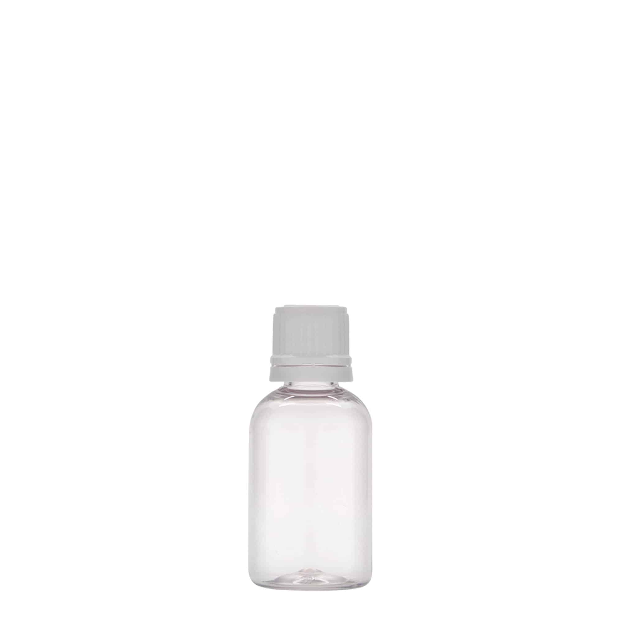 Flacon médical PET 30 ml « Easy Living », plastique, ouverture : DIN 18