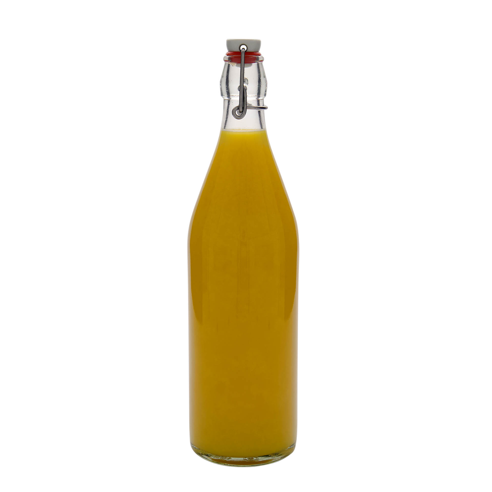 Bouteille en verre 1 000 ml 'Giara', ouverture : fermeture à bascule Bouteille en verre 1 000 ml 'Giara', ouverture : fermeture à bascule