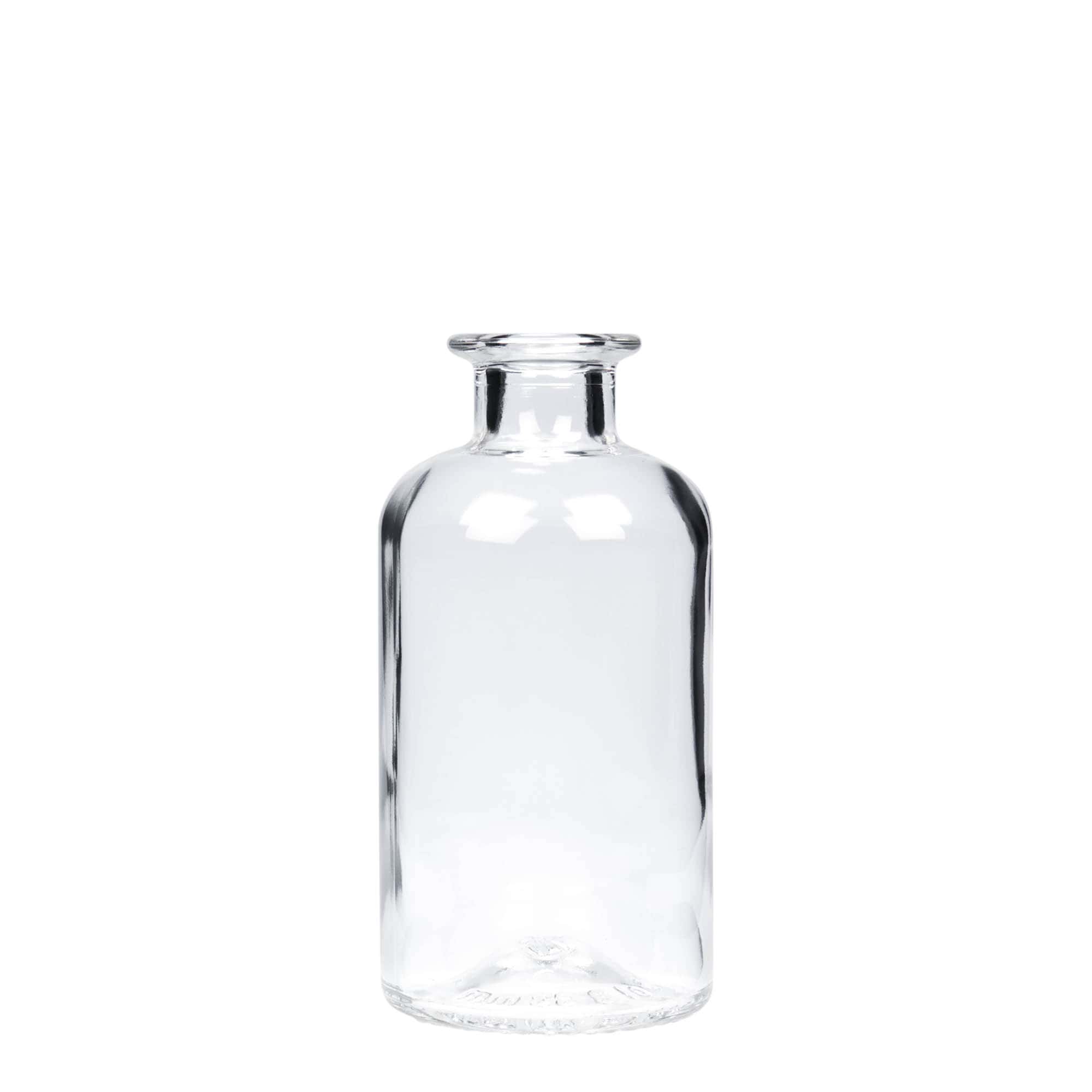 Flacon en verre de 250 ml pour pharmacien, ouverture : liège