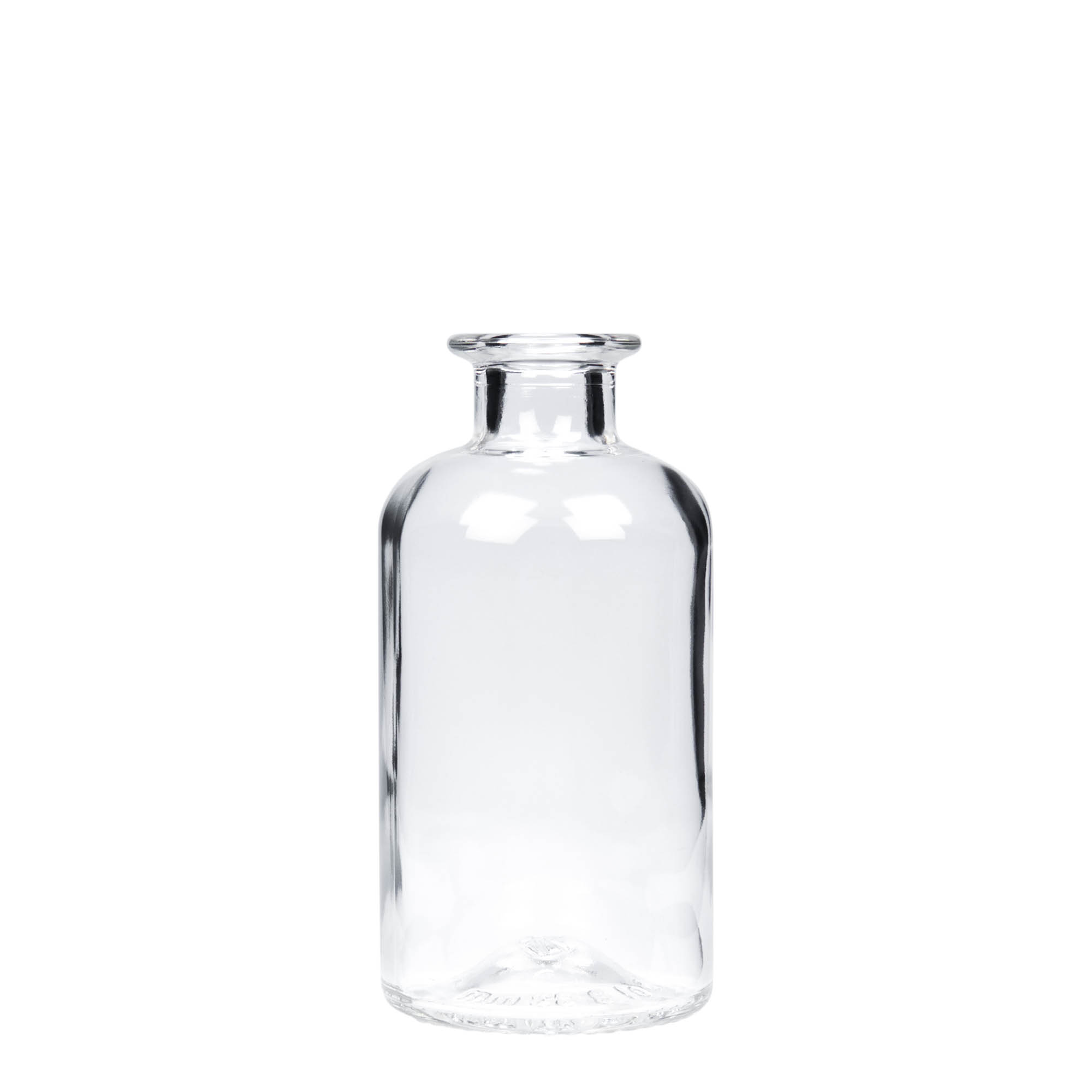 Flacon en verre de 250 ml pour pharmacien, ouverture : liège